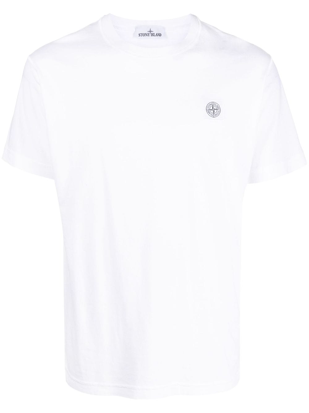 Stone Island Compass-patch cotton T-shirt - White von Stone Island