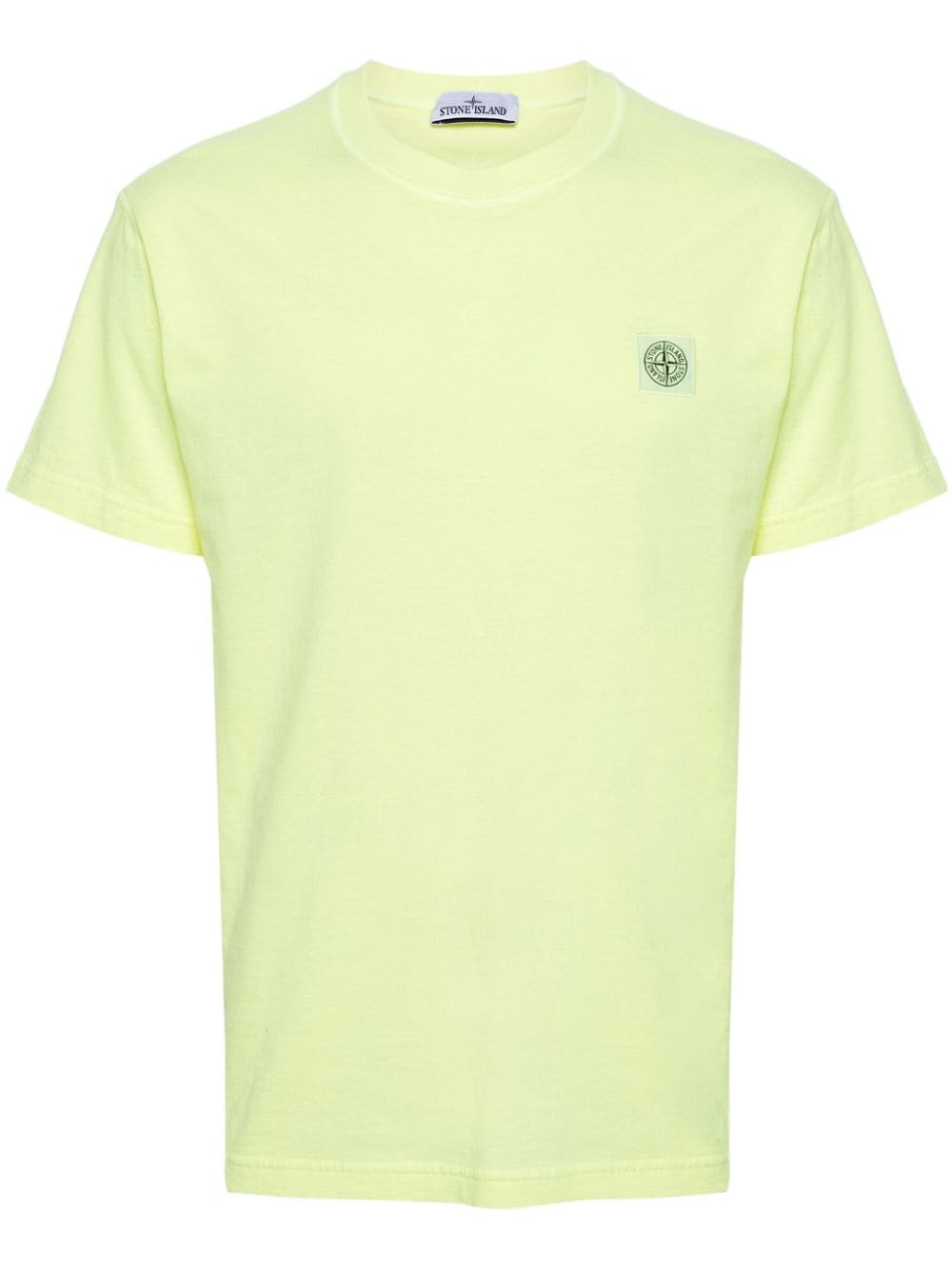 Stone Island Compass-patch cotton T-shirt - Yellow von Stone Island