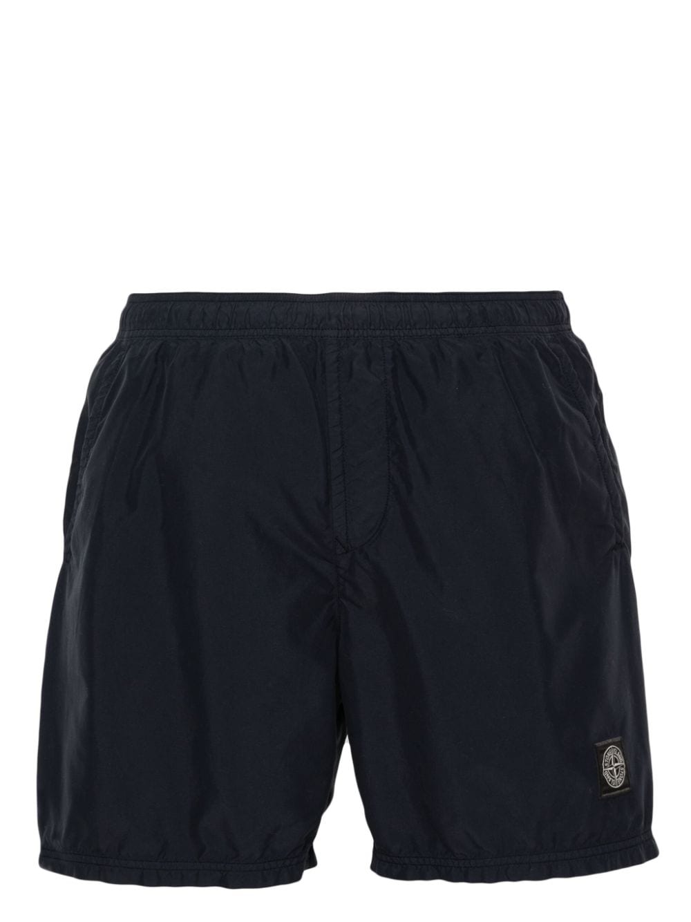 Stone Island Compass-patch swim shorts - Blue von Stone Island