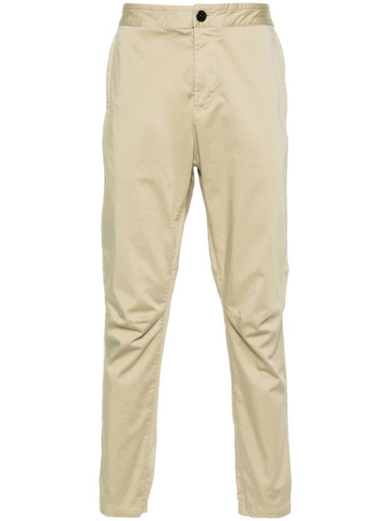 Stone Island Compass-patch tapered trousers - Neutrals von Stone Island