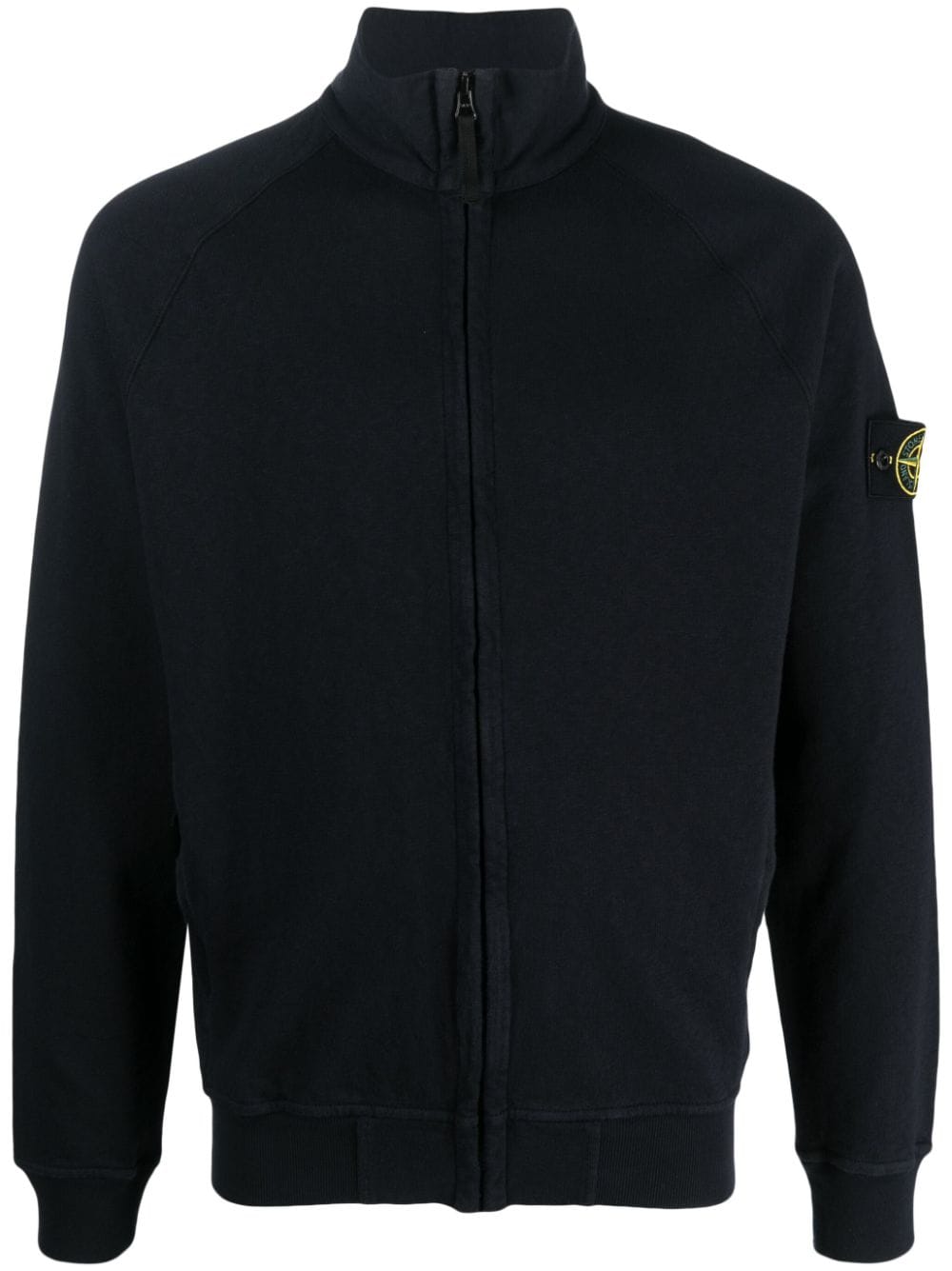 Stone Island Compass patch zipped sweatshirt - Blue von Stone Island