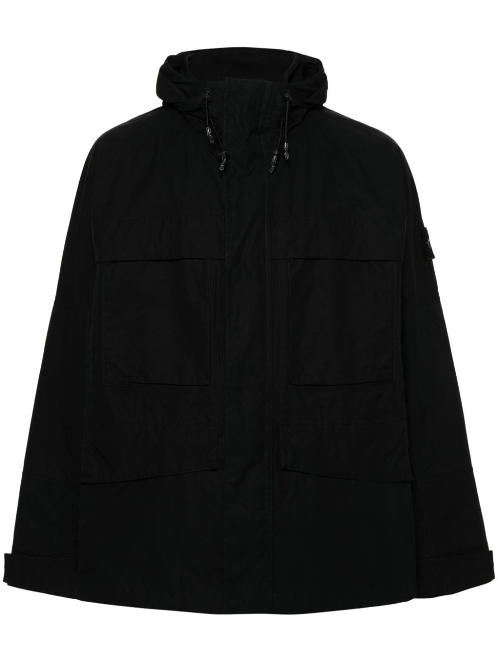 Stone Island Ghost organic-cotton jacket - Black von Stone Island