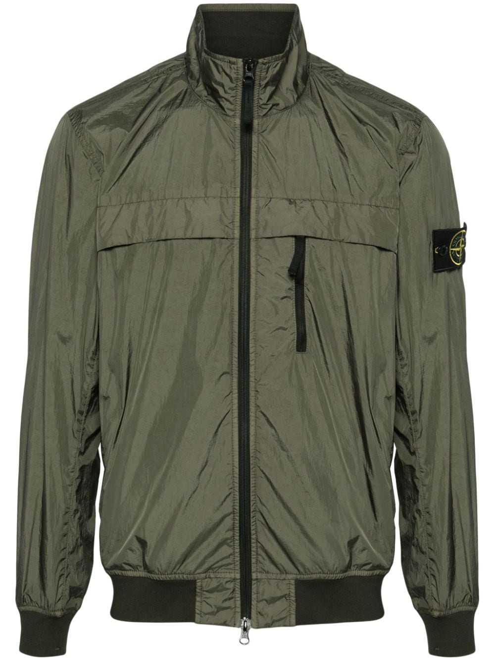 Stone Island Reps R-NY coated jacket - Green von Stone Island