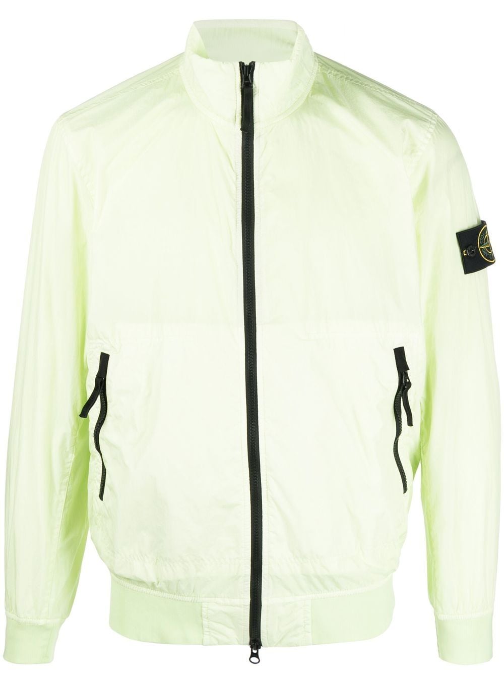 Stone Island high-neck lightweight jacket - Green von Stone Island