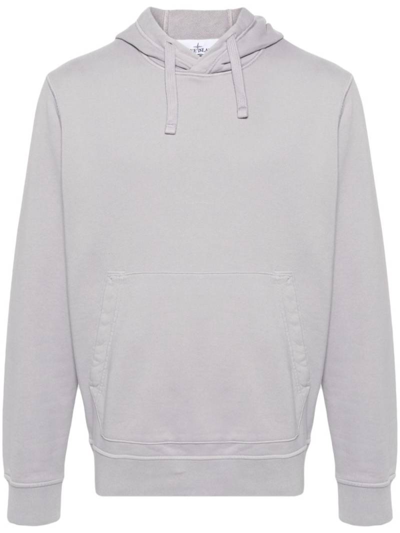 Stone Island jersey cotton hoodie - Grey von Stone Island