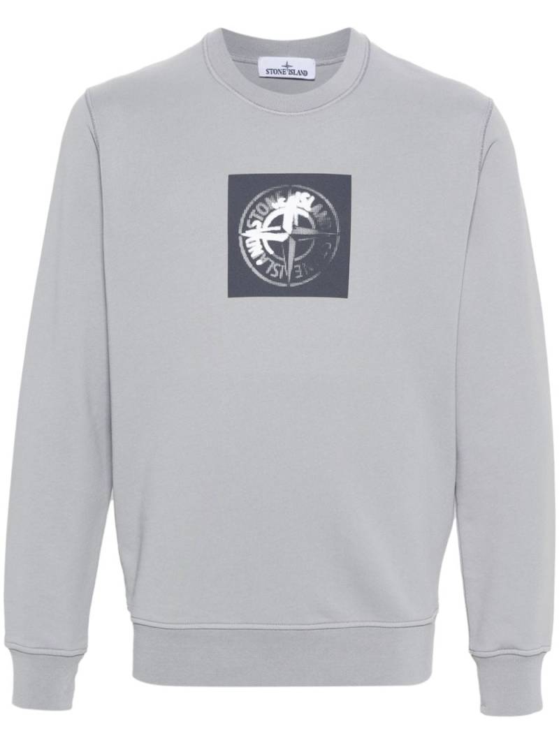 Stone Island jersey cotton sweatshirt - Grey von Stone Island