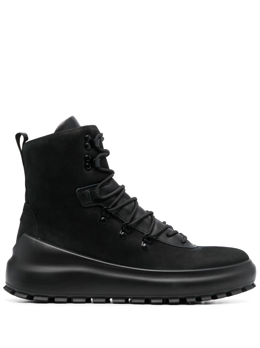 Stone Island lace-up ankle boots - Black von Stone Island