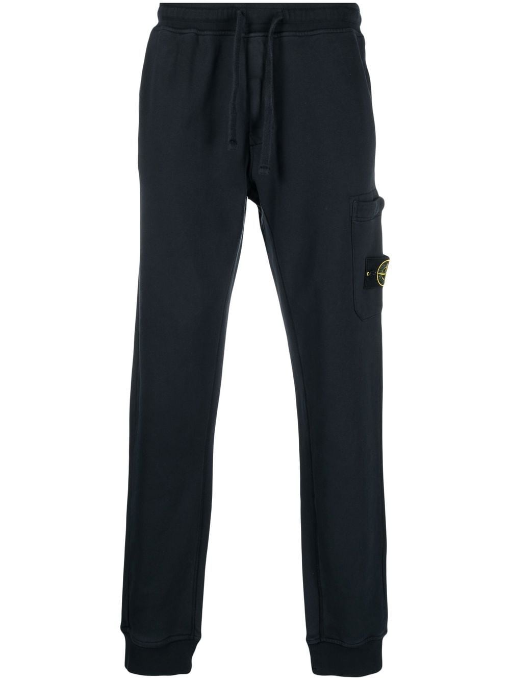 Stone Island Compass-patch track pants - Blue von Stone Island