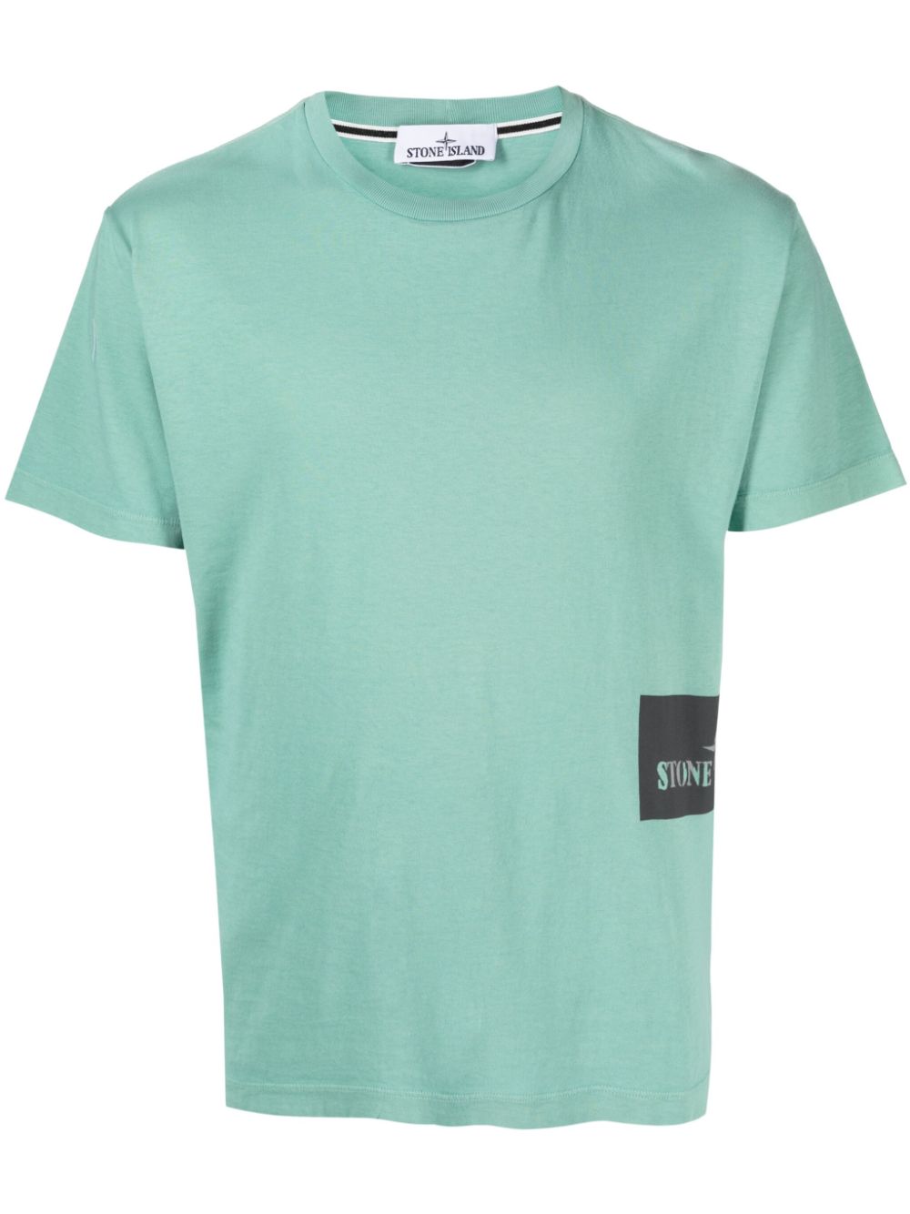 Stone Island logo-print cotton T-shirt - Green von Stone Island