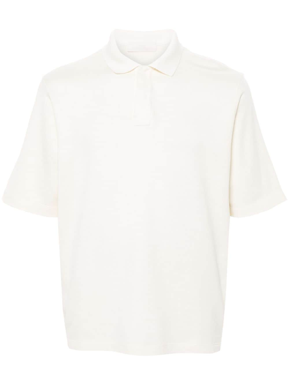 Stone Island logo-print polo collar - Neutrals von Stone Island