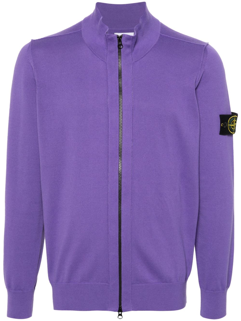 Stone Island organic cotton cardigan - Purple von Stone Island