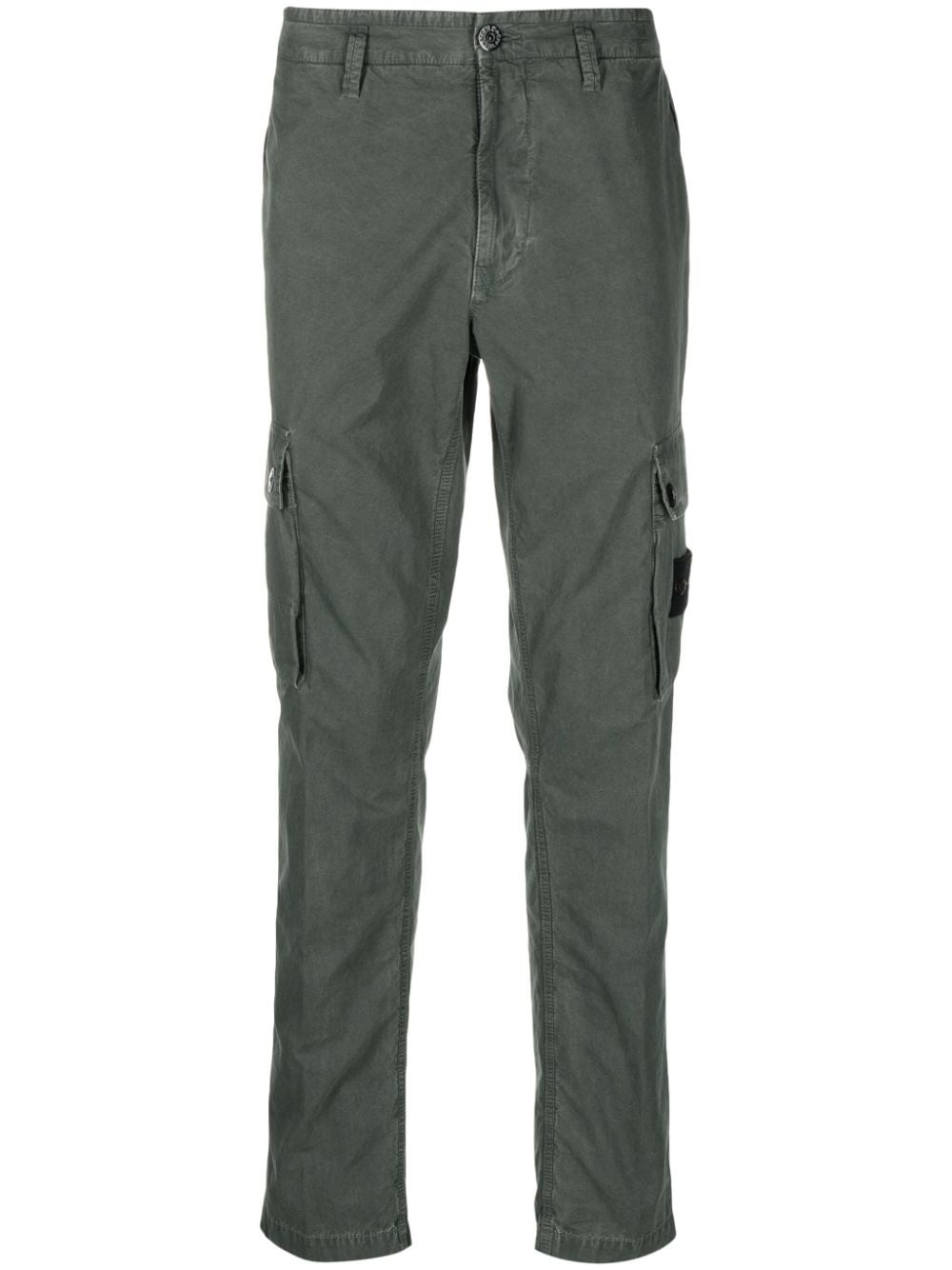 Stone Island slim-fit tapered trousers - Green von Stone Island