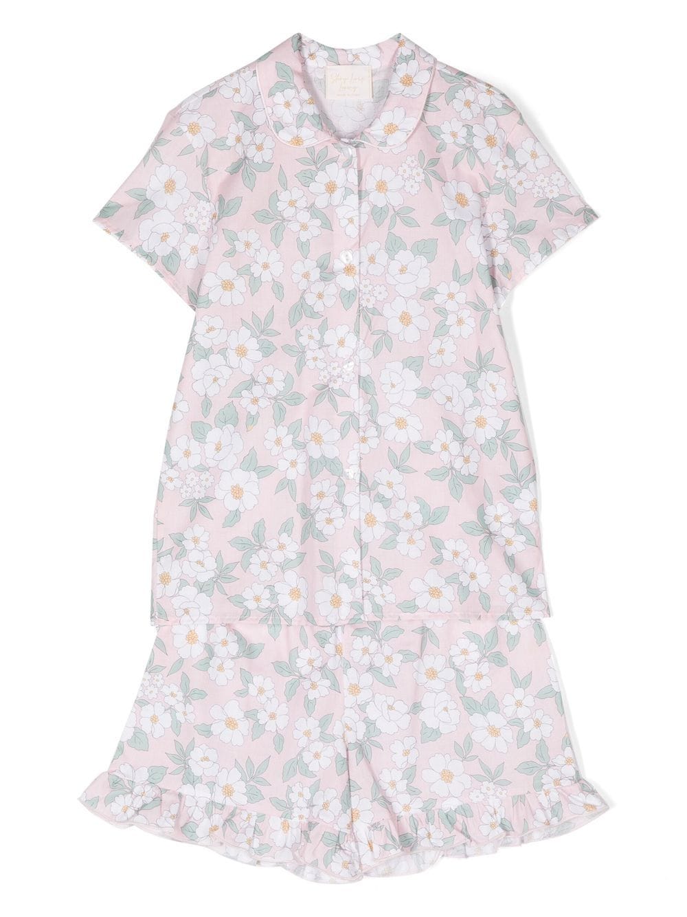 Story Loris floral-print short-sleeved pyjama set - Pink von Story Loris