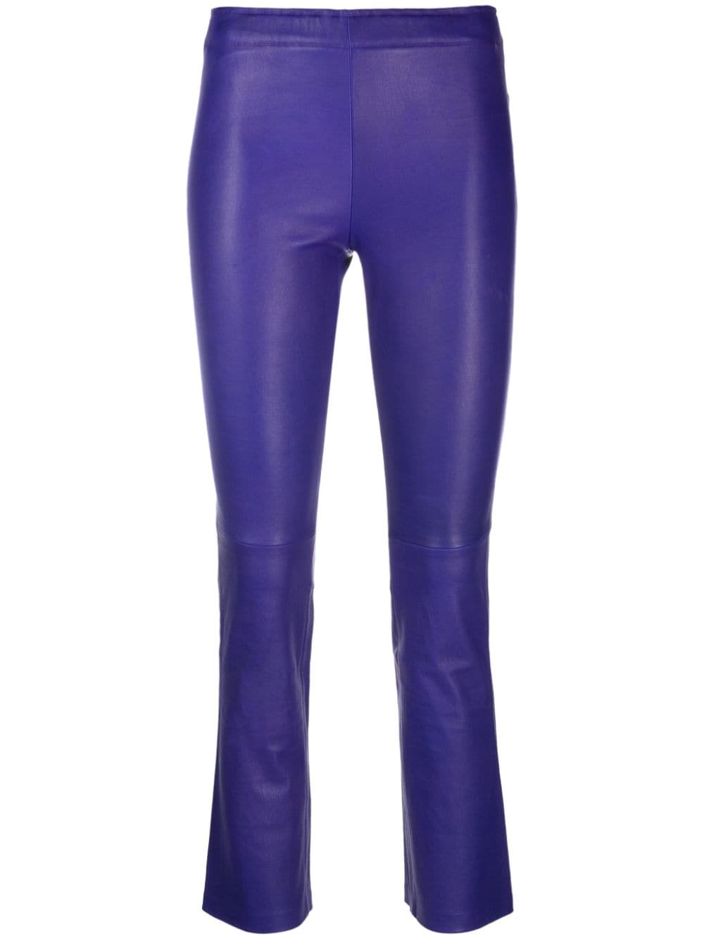 Stouls cropped leather trousers - Purple von Stouls