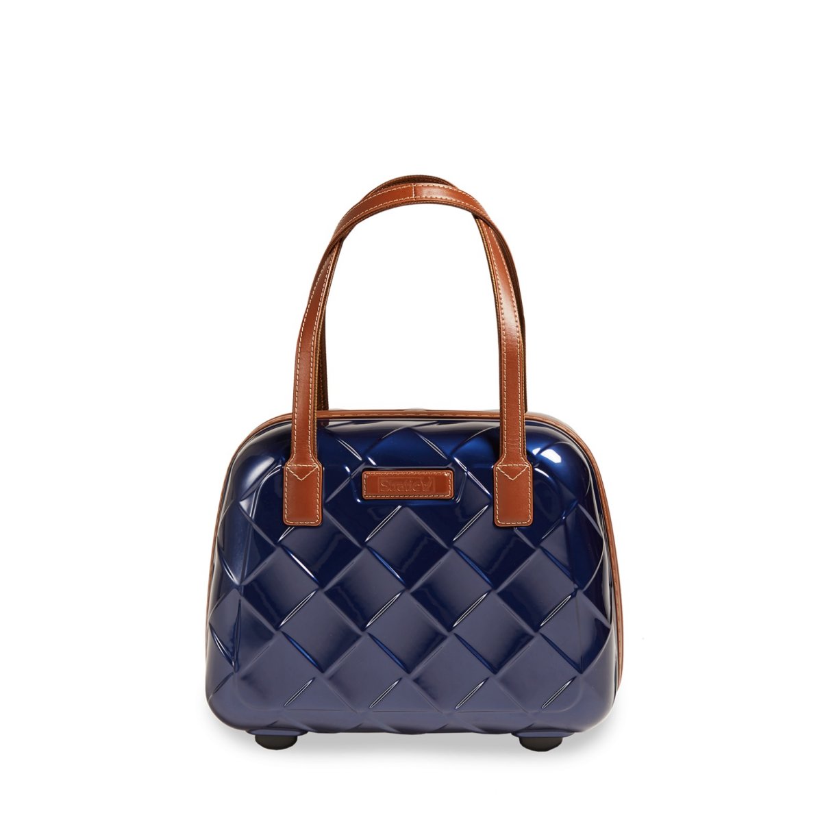 Leather & More - Hartschalen-Koffer Beautycase Blau von Stratic