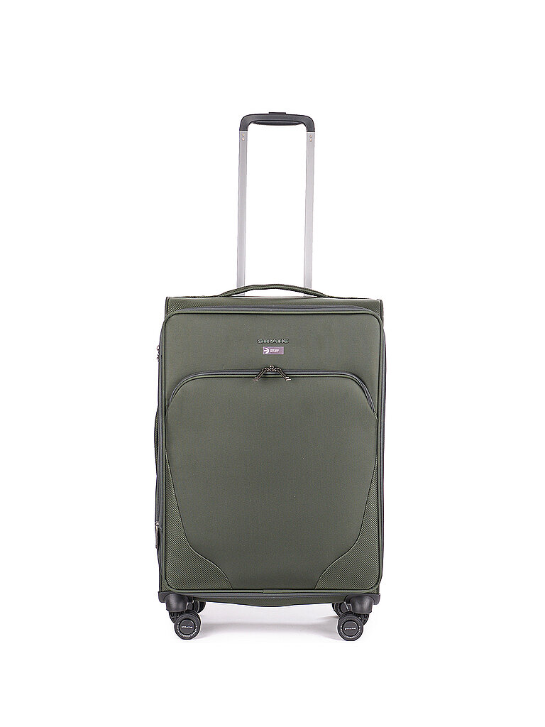 STRATIC Trolley weich MIX 65cm darkgreen grün von Stratic