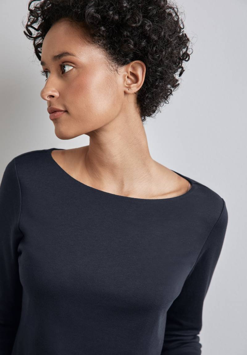 STREET ONE Langarmshirt »Style Lanea«, mit U-Boot Ausschnitt von Street One