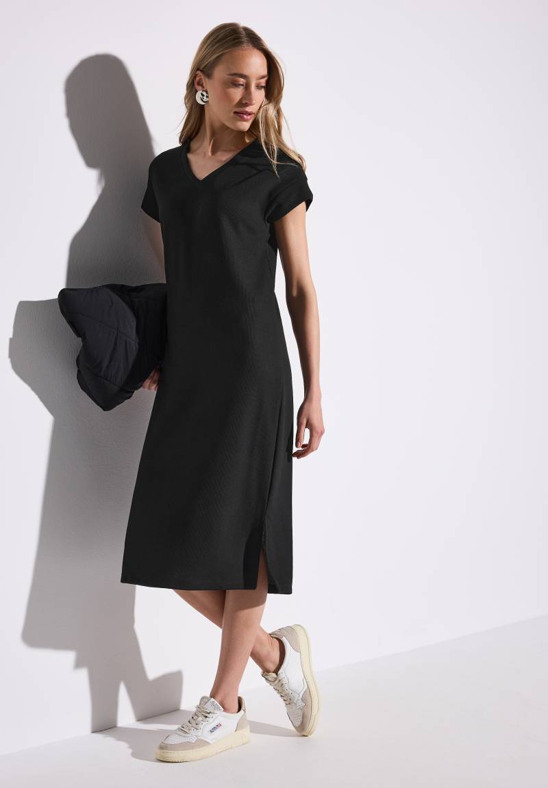 STREET ONE Midikleid, mit Rippstruktur von Street One