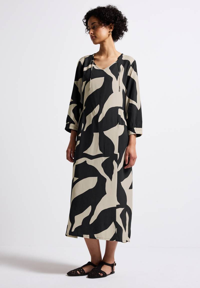 STREET ONE Midikleid, mit grafischem Muster und 3/4 -Arm von Street One