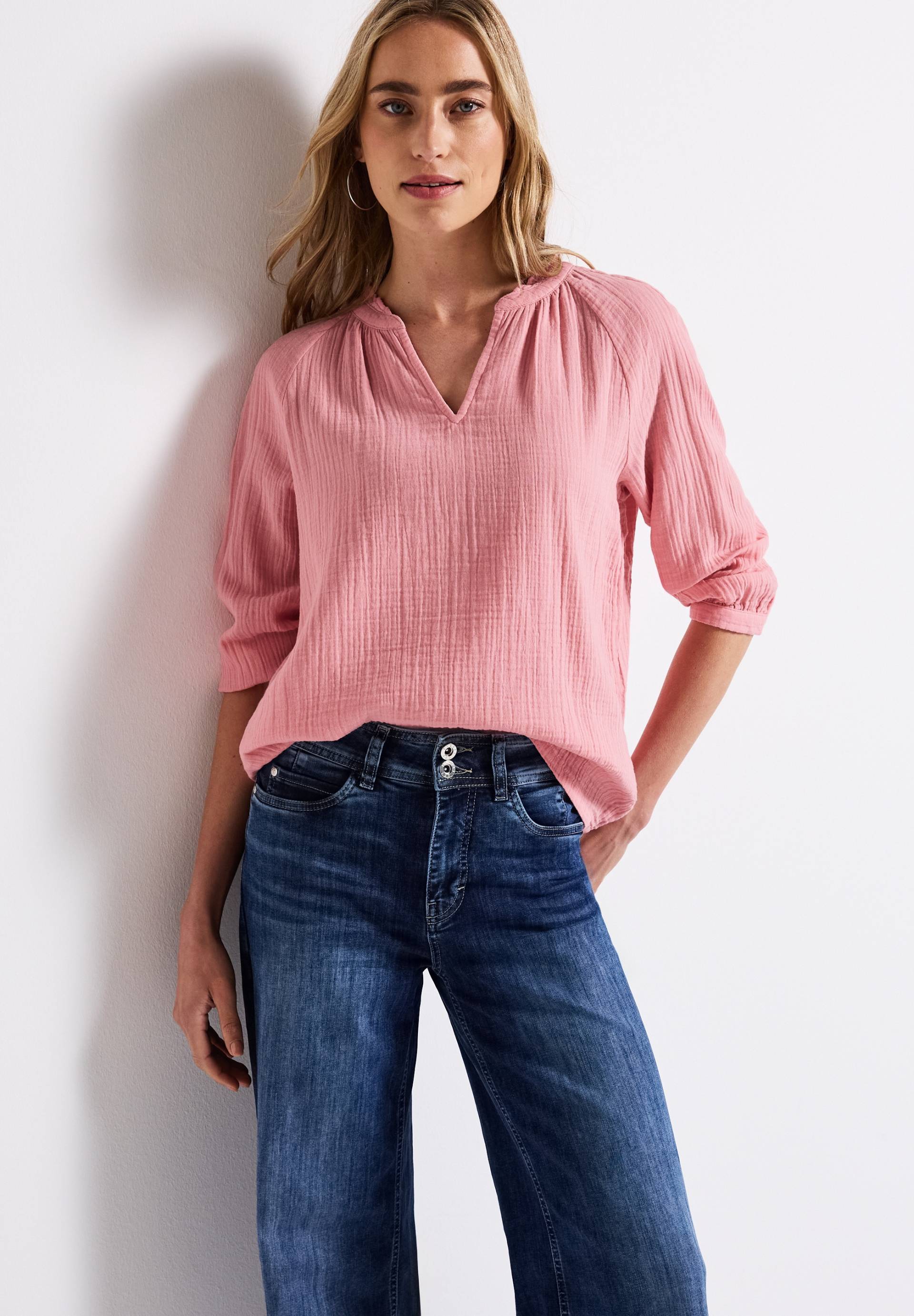 STREET ONE Schlupfbluse, mit Rüschen und im Tunika-Stil von Street One