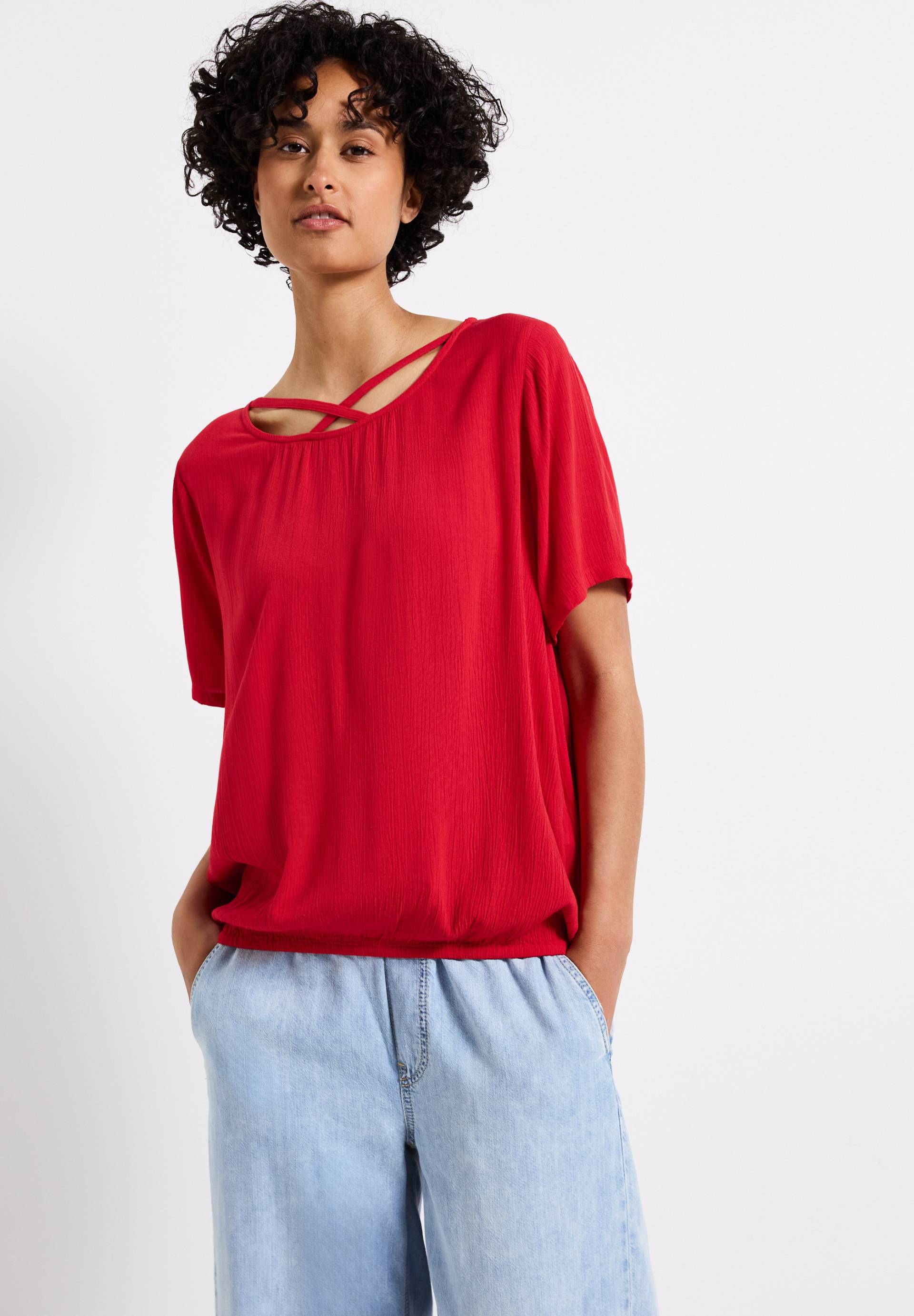 STREET ONE Shirtbluse, mit Bänderdetail von Street One
