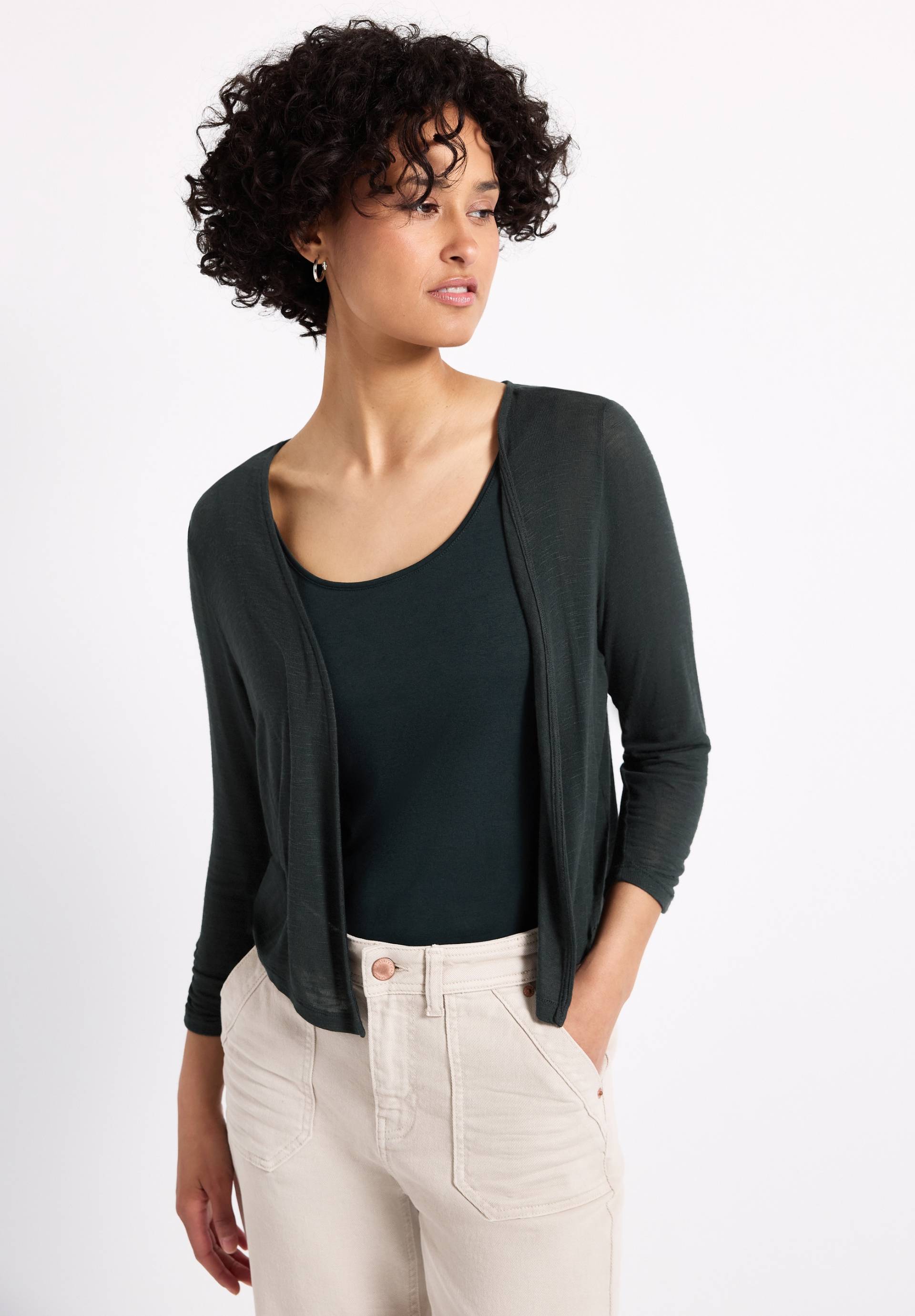 STREET ONE Shirtjacke »Style Suse«, mit Stretchanteil STREET ONE Shirtjacke »Style Suse«, mit Stretchanteil von Street One