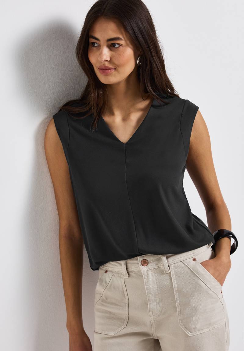 STREET ONE Shirttop, im Silk-Look von Street One