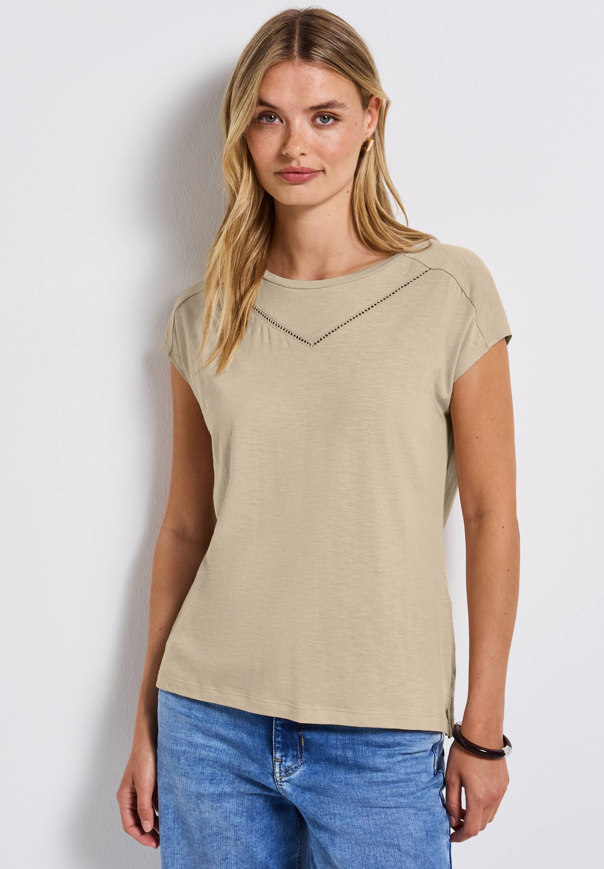 STREET ONE Shirttop, mit Deko-Tape STREET ONE Shirttop, mit Deko-Tape von Street One