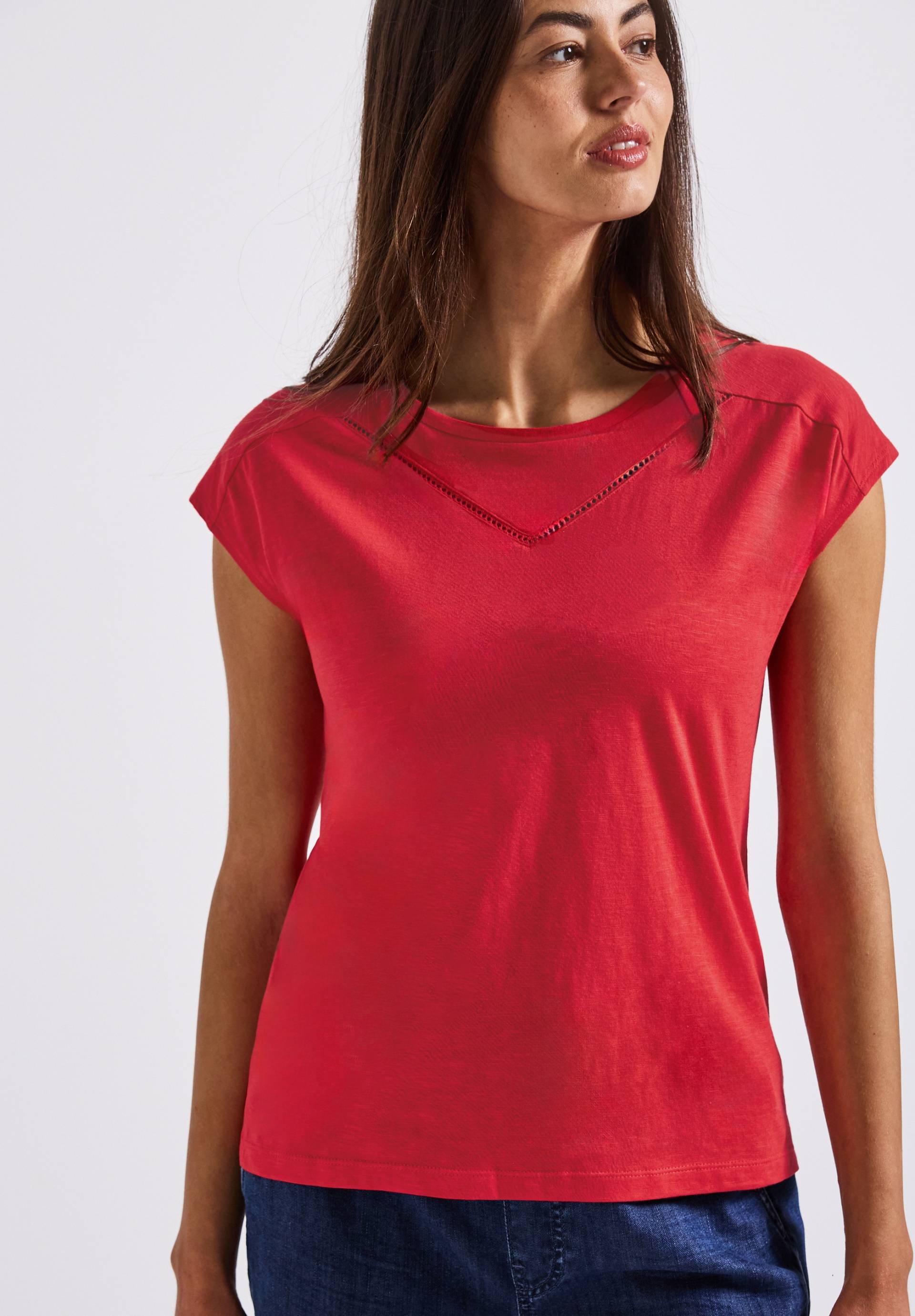 STREET ONE Shirttop, mit Deko-Tape von Street One