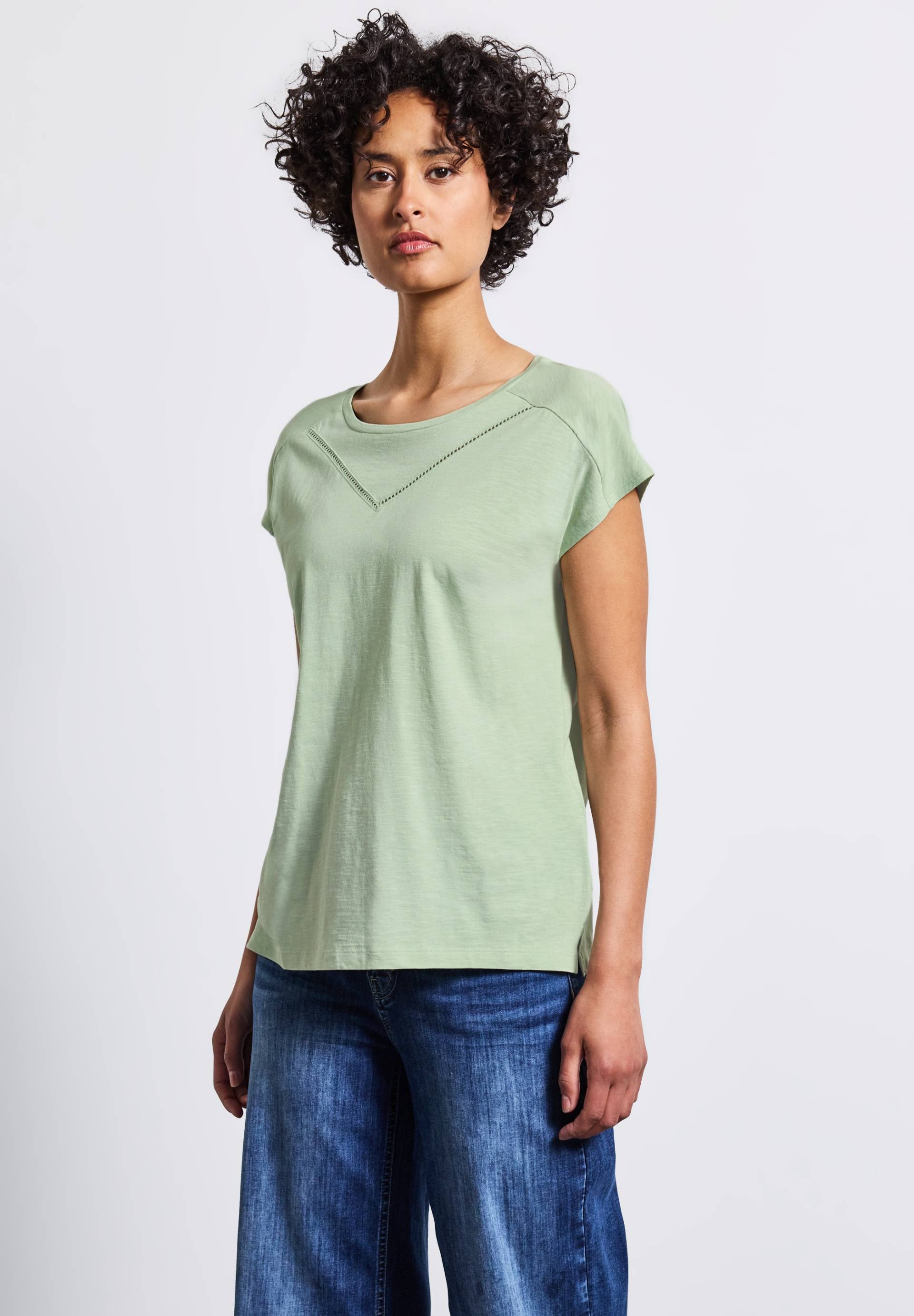 STREET ONE Shirttop, mit Deko-Tape STREET ONE Shirttop, mit Deko-Tape von Street One