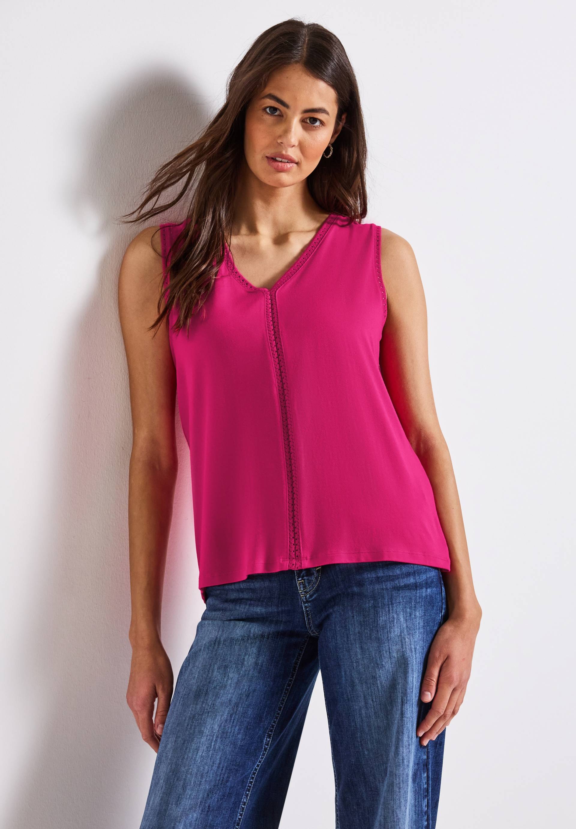 STREET ONE Shirttop, mit Häkel Details STREET ONE Shirttop, mit Häkel Details von Street One