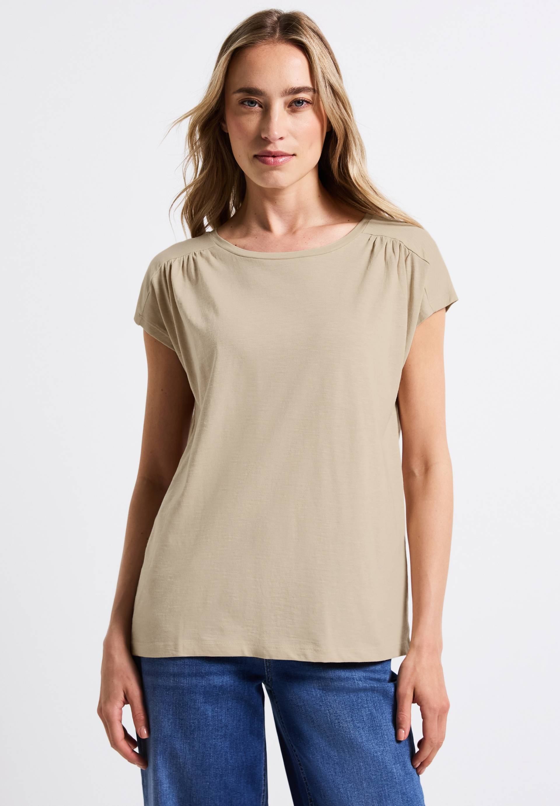 STREET ONE Shirttop, mit Raffung STREET ONE Shirttop, mit Raffung von Street One