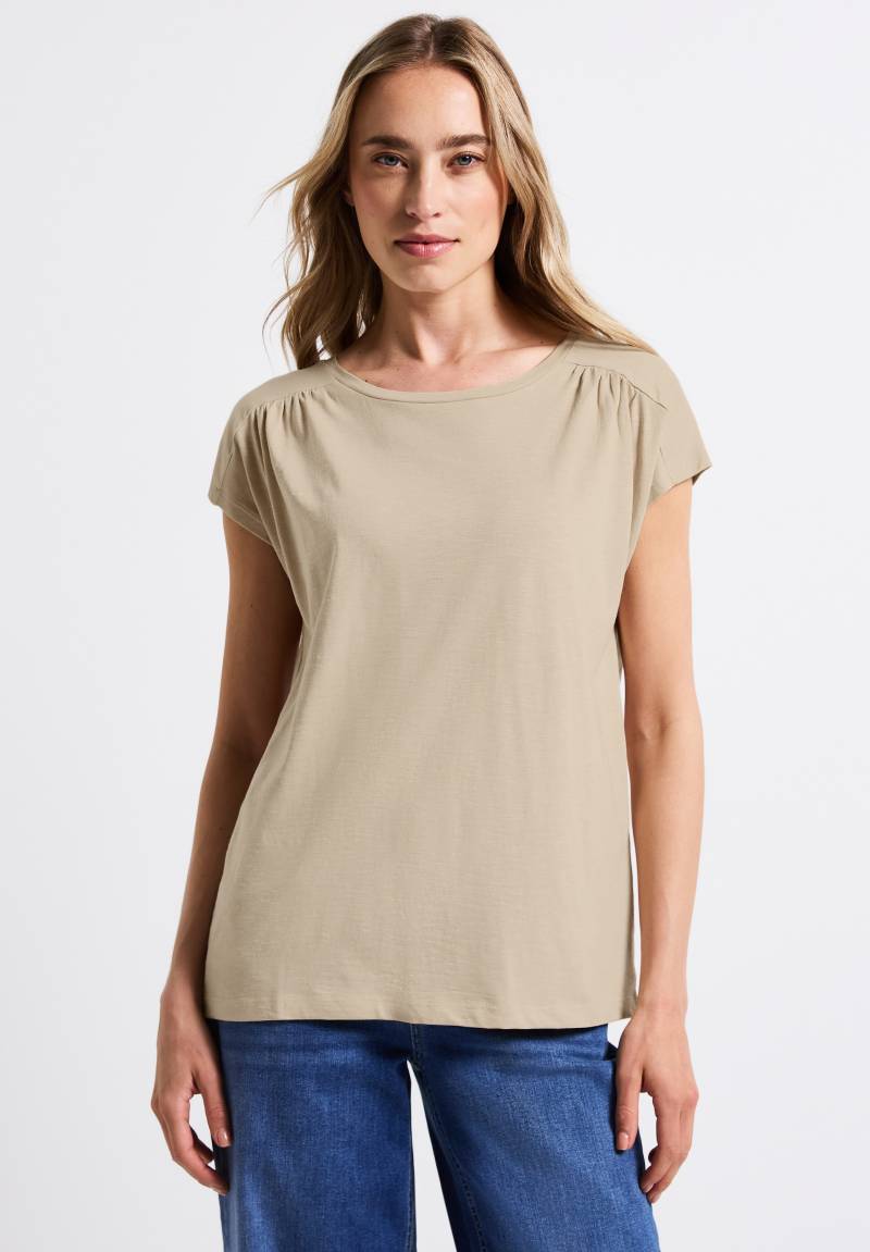 STREET ONE Shirttop, mit Raffung von Street One