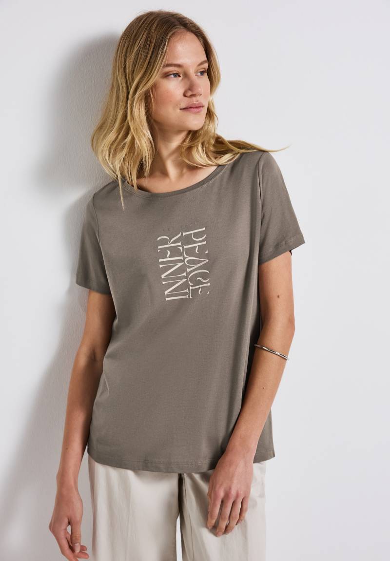 STREET ONE Shirttop, mit Wording Print von Street One