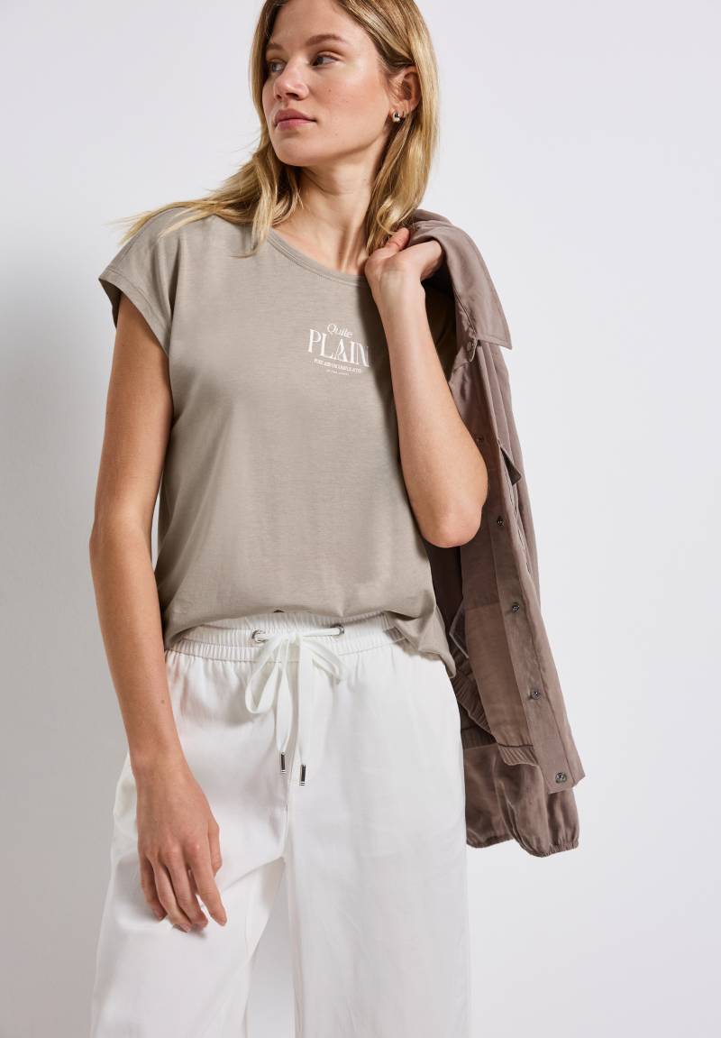 STREET ONE Shirttop, mit Wording Print von Street One
