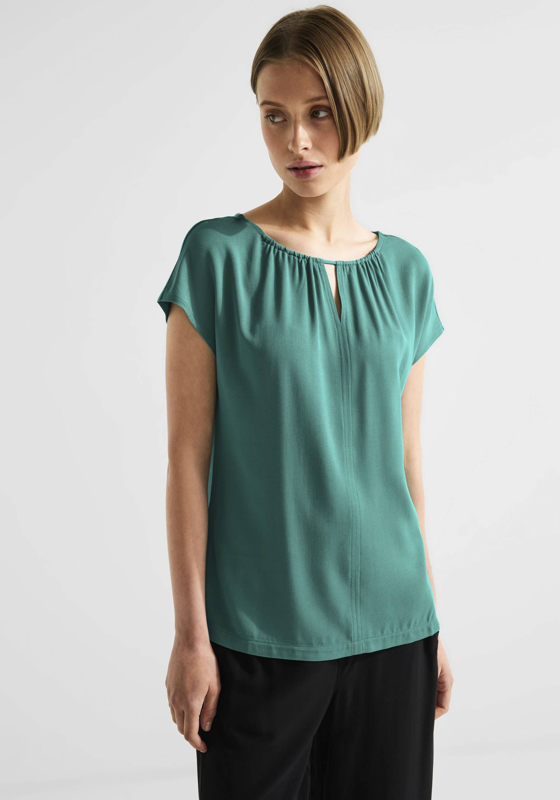 STREET ONE Shirttop, mit seitlichen Schlitzen von Street One