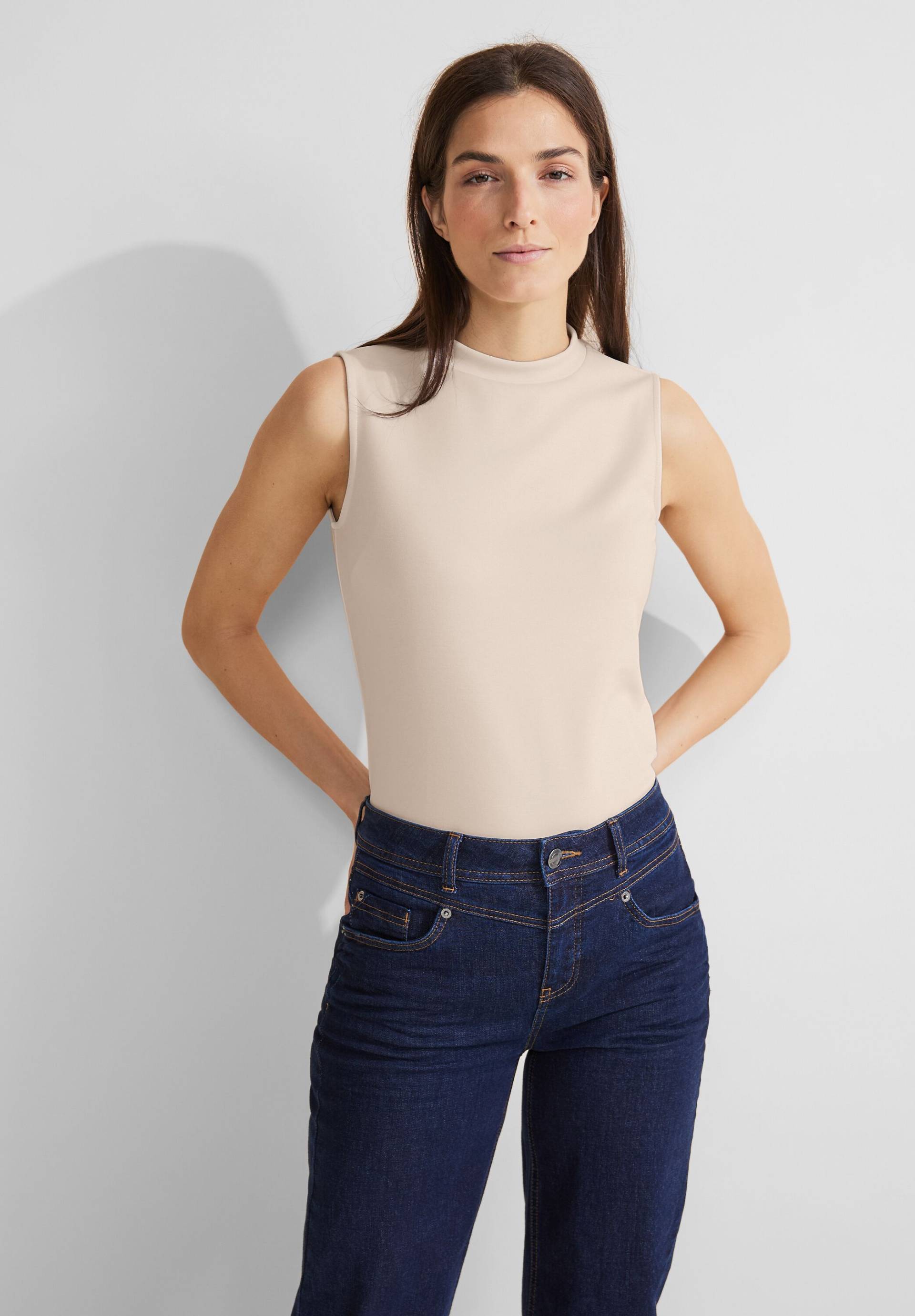 STREET ONE Shirttop »silk look turtel neck« von Street One