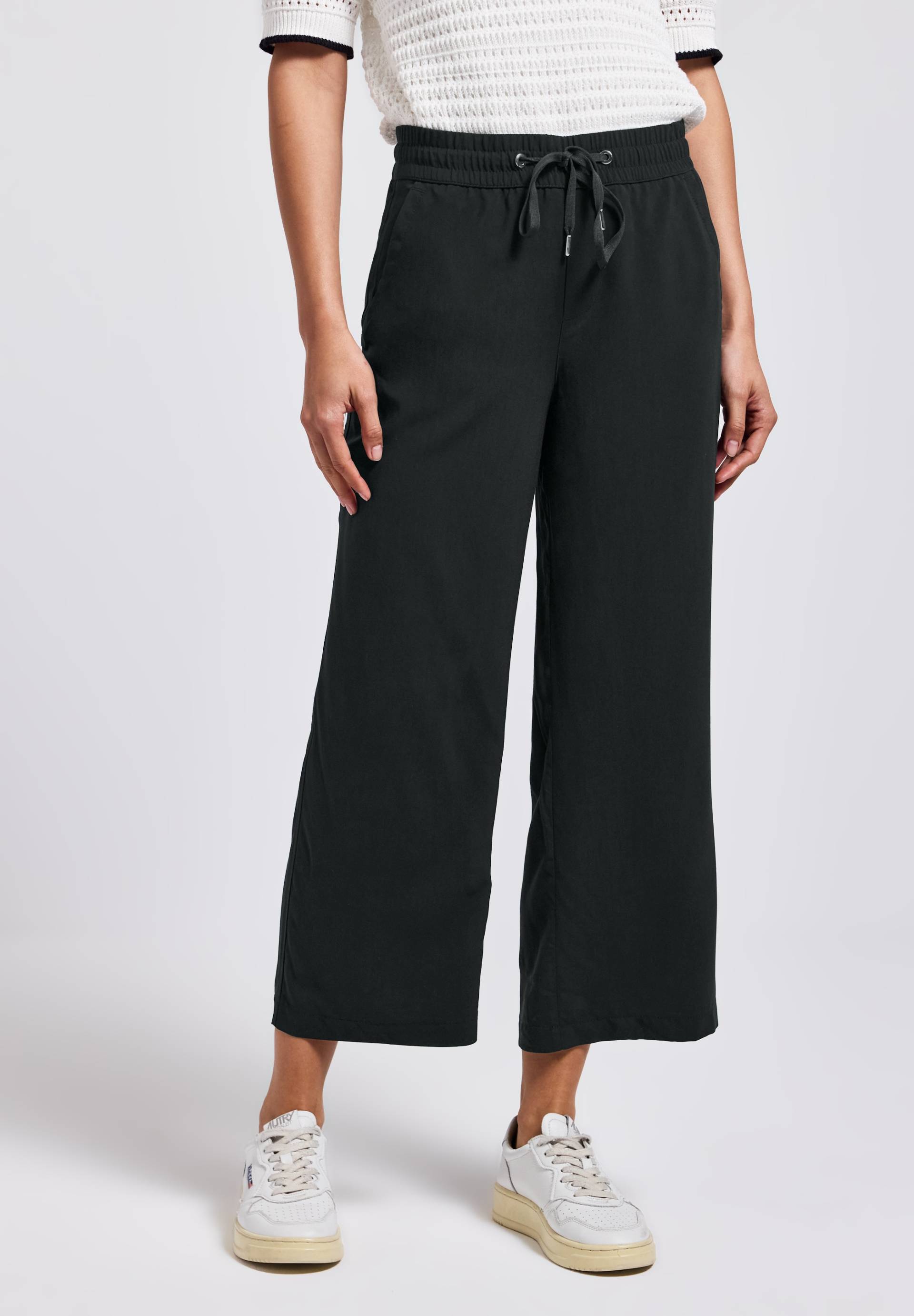 STREET ONE Stoffhose »Style Emee«, mit elastischem Bund mit Tunnelzug von Street One
