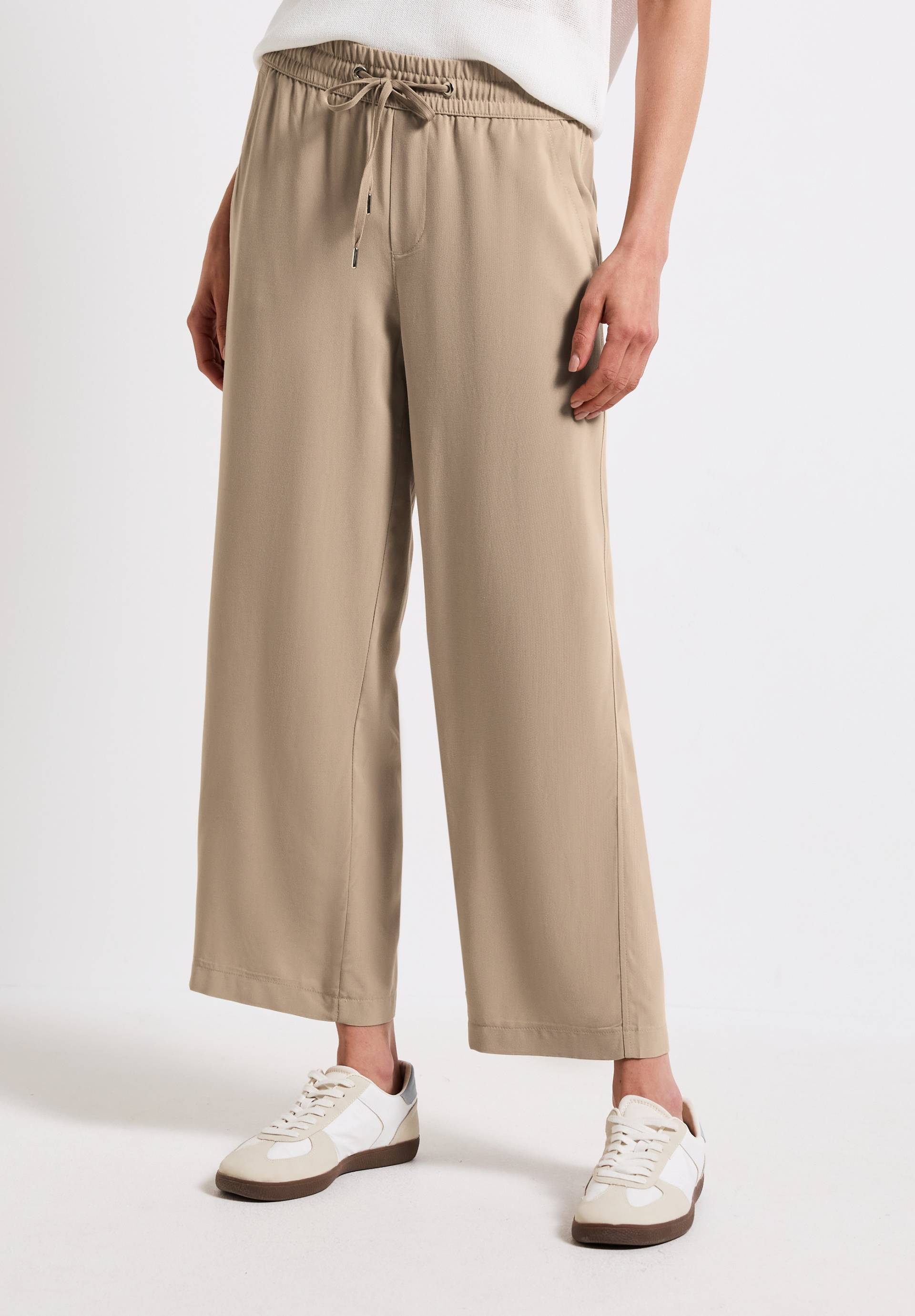 STREET ONE Stoffhose »Style Emee«, mit elastischem Bund mit Tunnelzug von Street One
