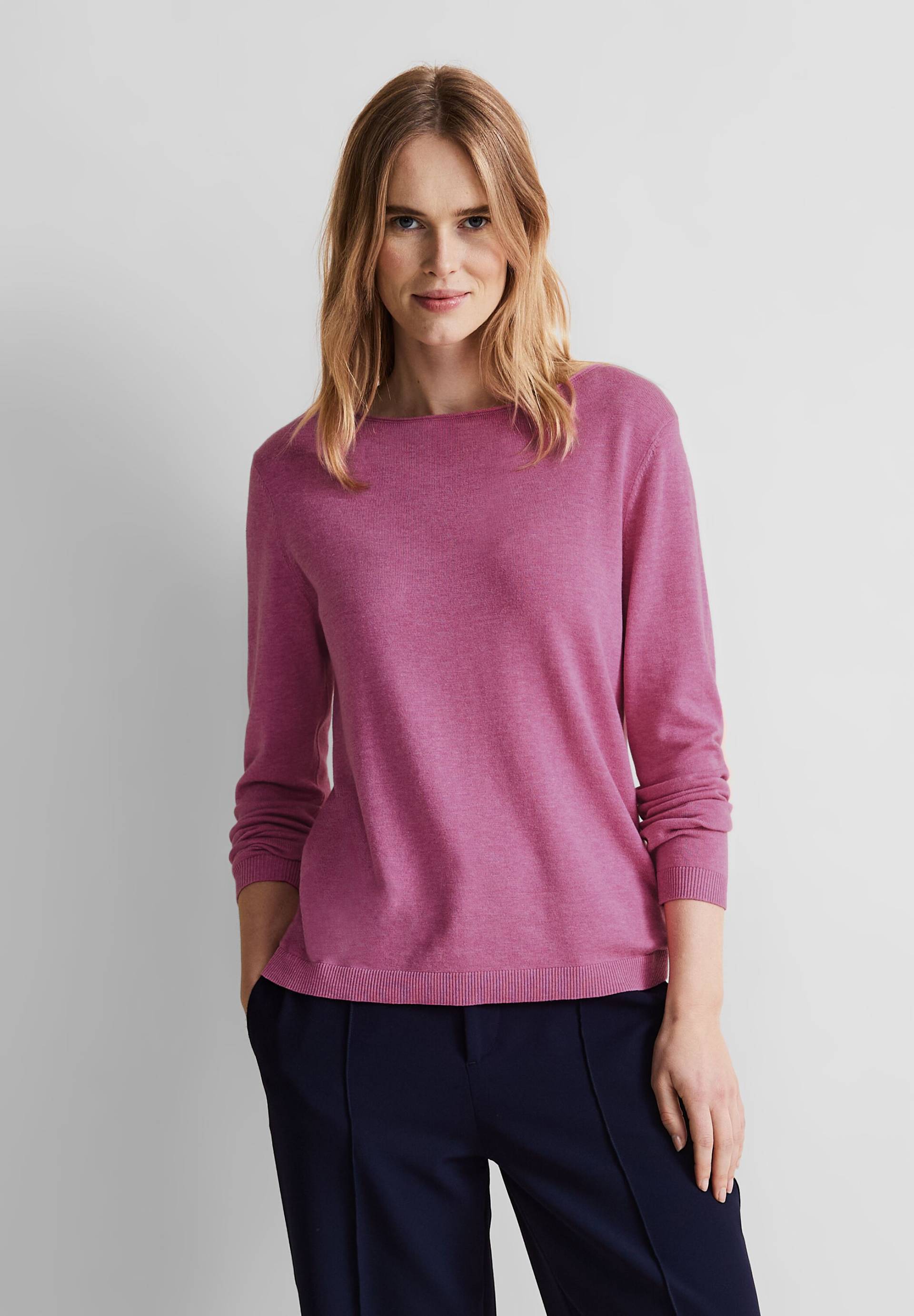 STREET ONE Strickpullover, mit U-Boot-Ausschnitt von Street One