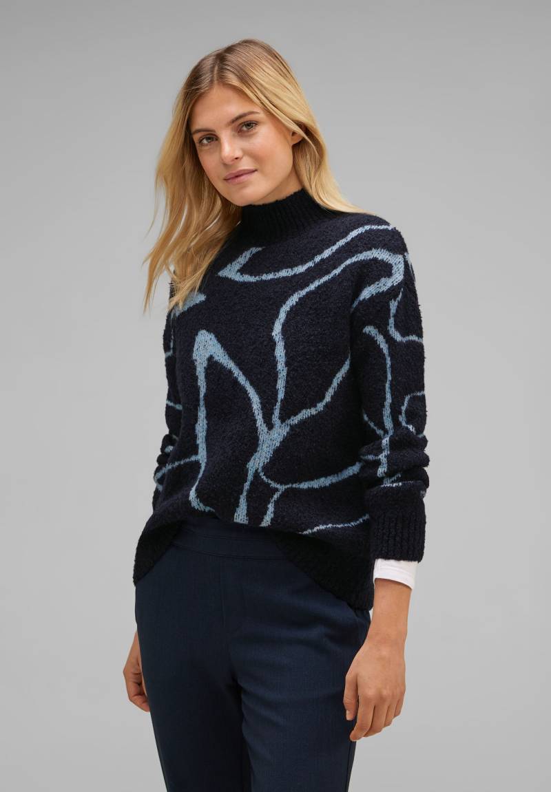 STREET ONE Strickpullover »Boucle Dessin Sweater« von Street One