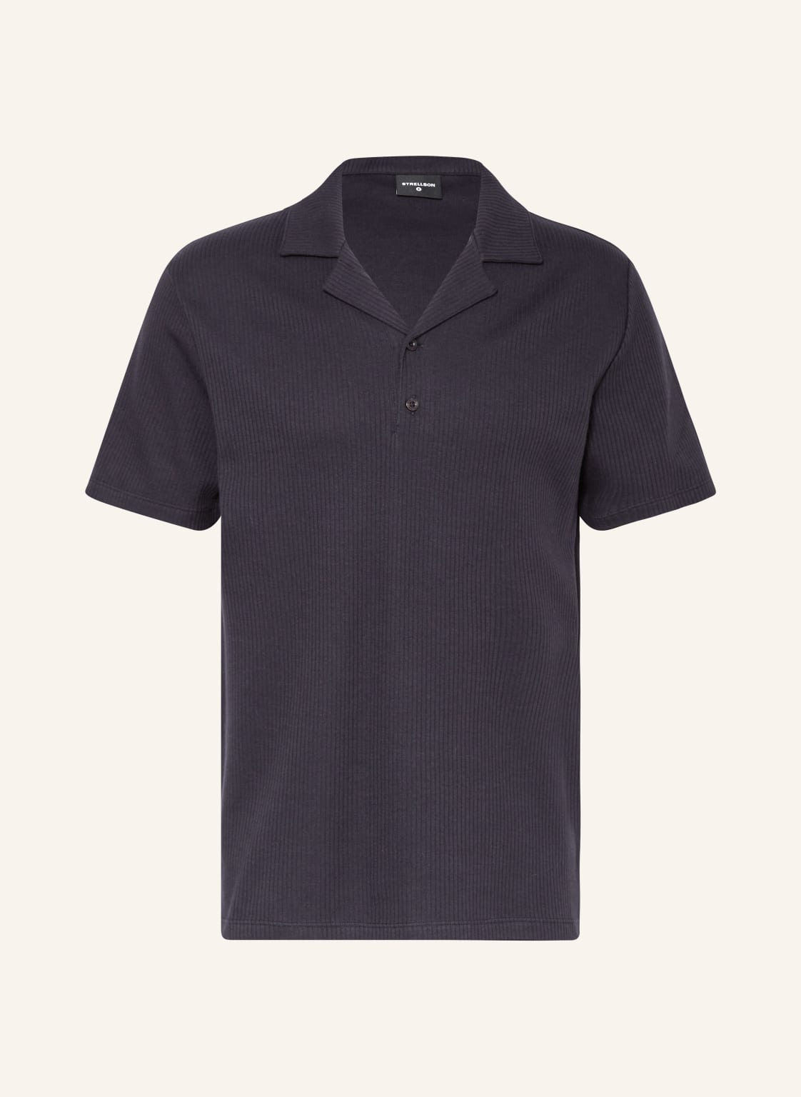 Strellson Strick-Poloshirt Rick blau von Strellson