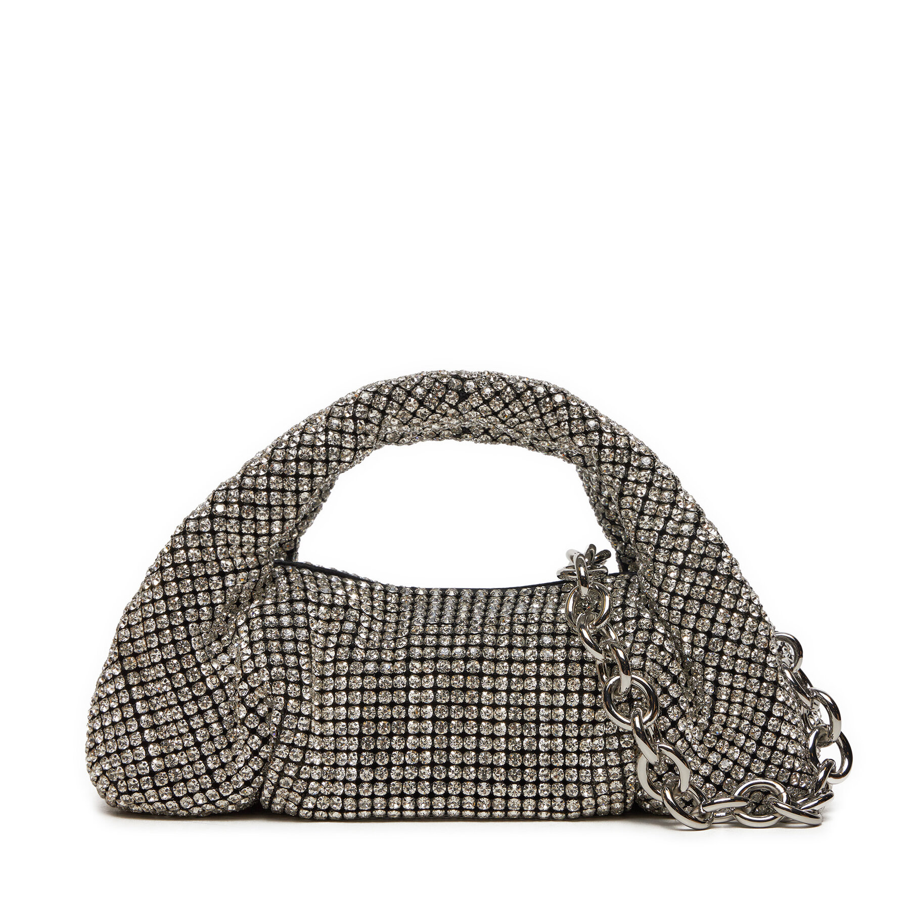 Handtasche Stuart Weitzman The Mda Shne Mini Tot SE601 Silberfarben Handtasche Stuart Weitzman The Mda Shne Mini Tot SE601 Silberfarben von Stuart Weitzman