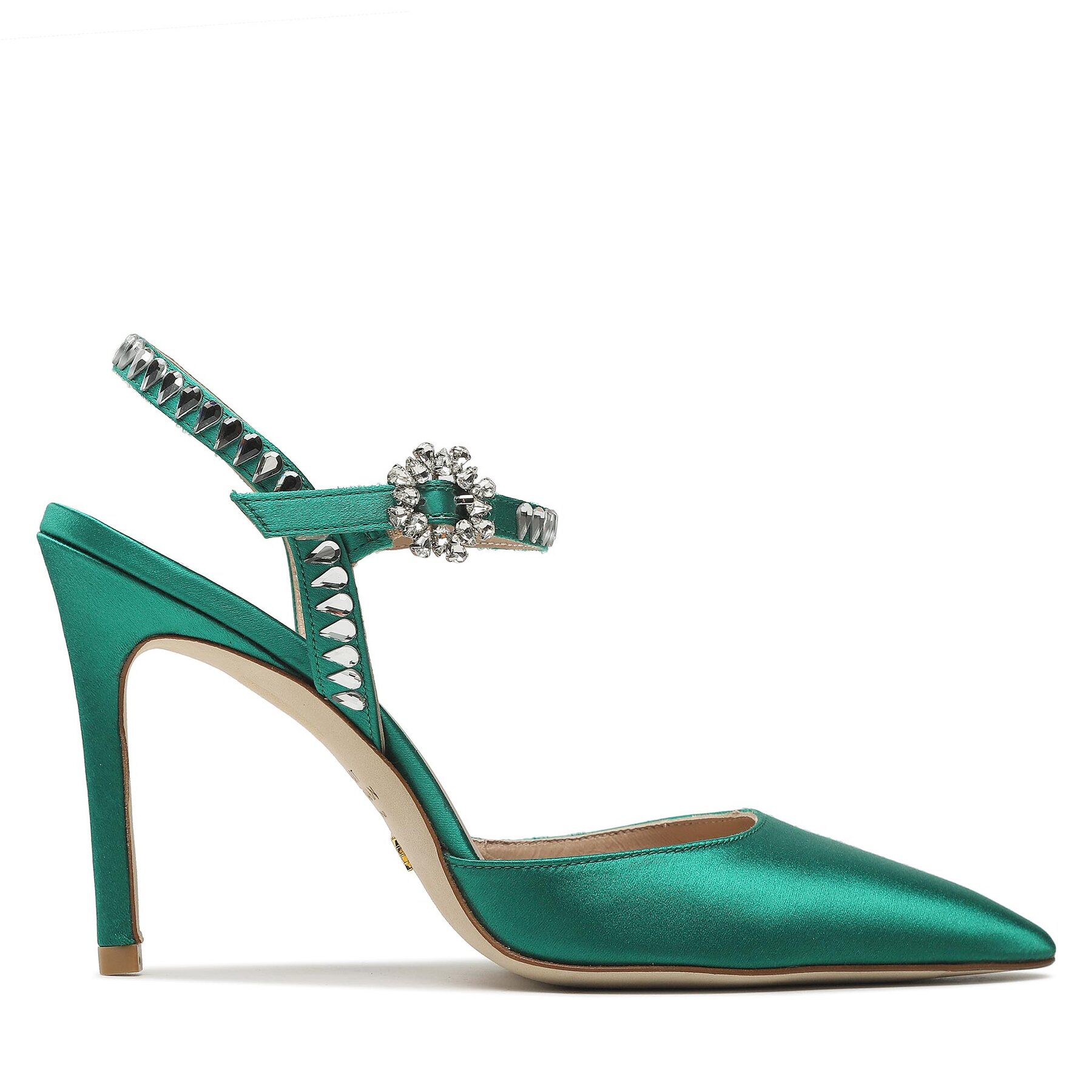 Sandalen Stuart Weitzman Gmcut 100 Ankstrp Pm SD154 Kelly Green von Stuart Weitzman