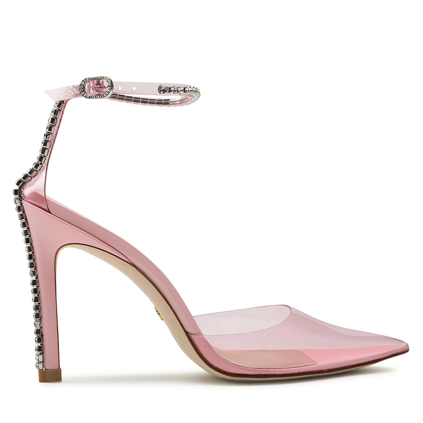 Sandalen Stuart Weitzman Stuart Glam 100 Strappm SC002 Light Pink/Cotton Candy/Clear von Stuart Weitzman