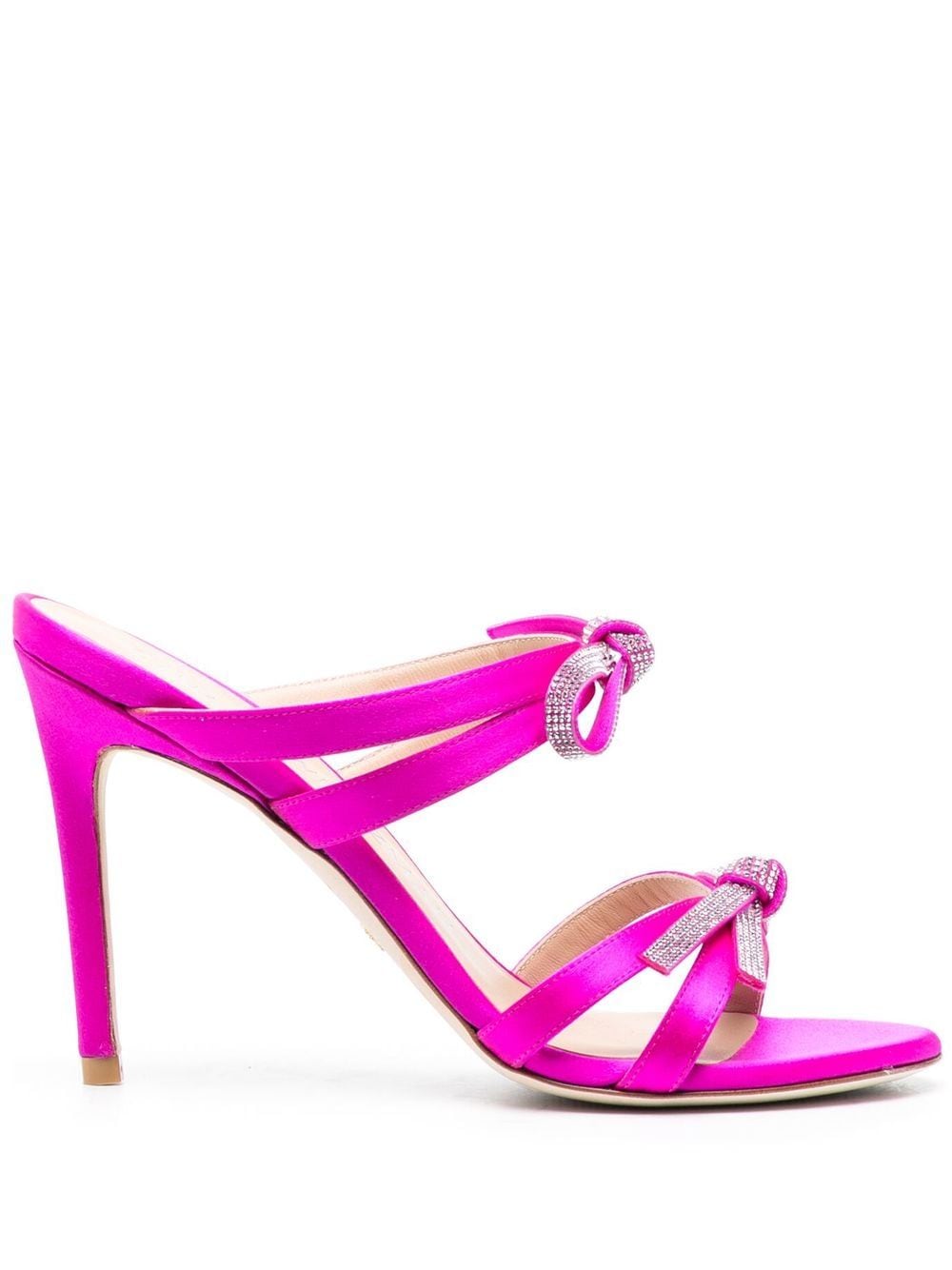 Stuart Weitzman 100mm bow-detail sandals - Pink von Stuart Weitzman