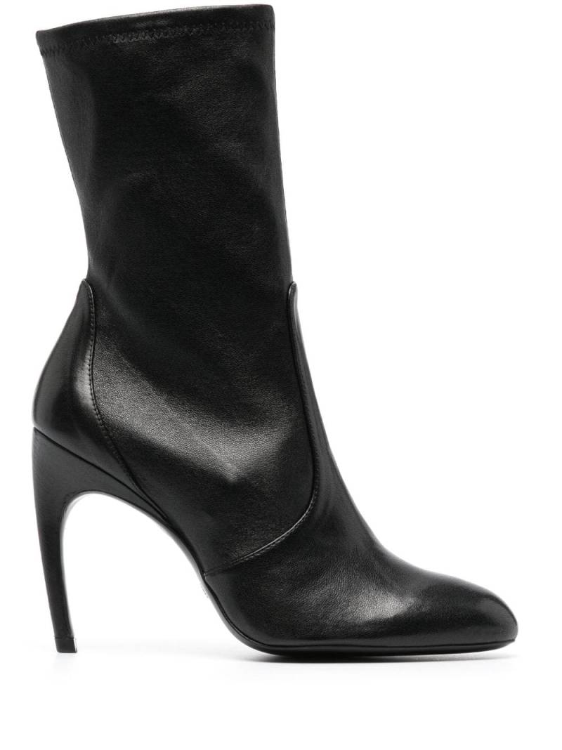 Stuart Weitzman 108mm leather boots - Black von Stuart Weitzman