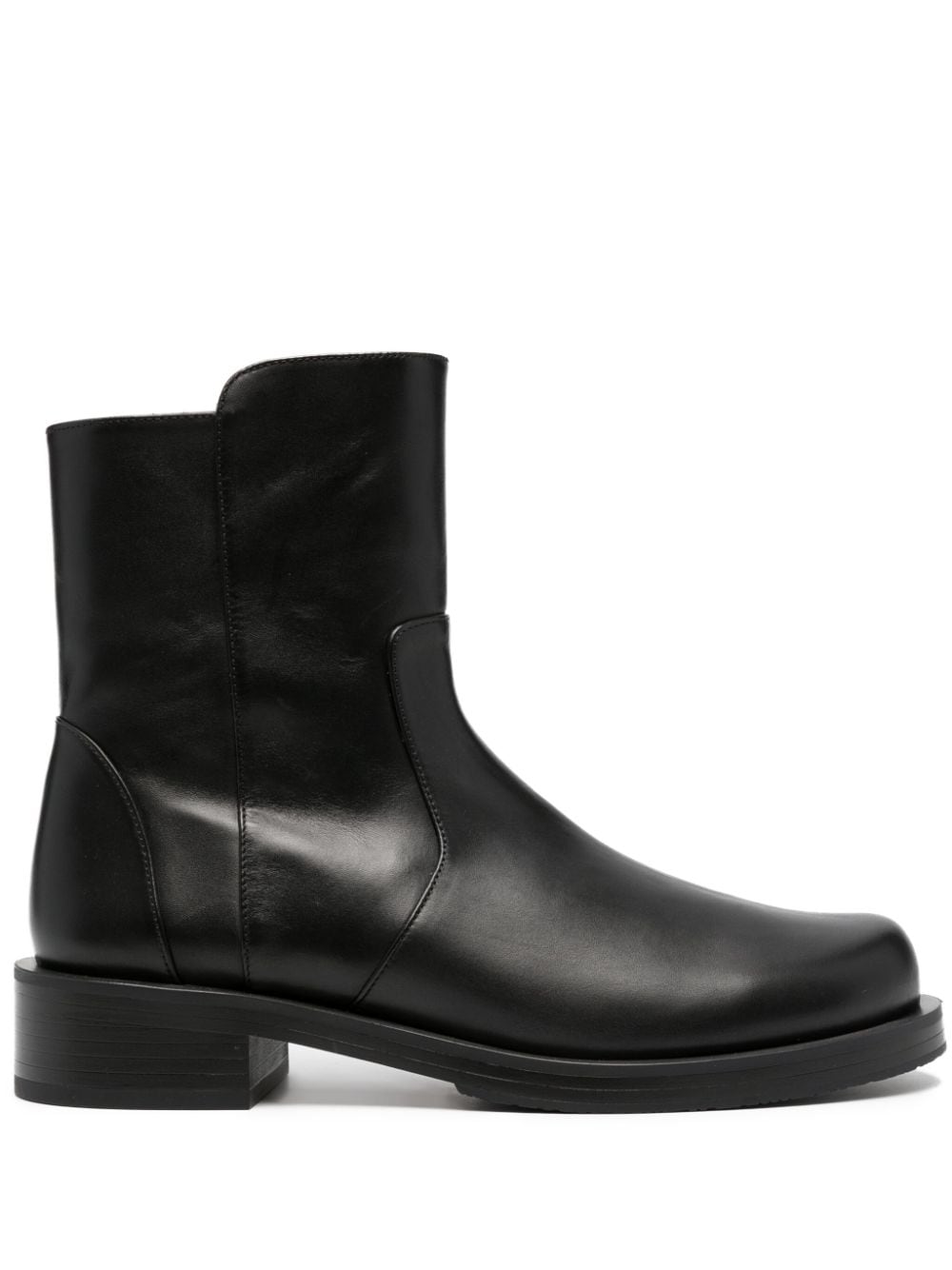 Stuart Weitzman 35mm ankle-length leather boots - Black von Stuart Weitzman