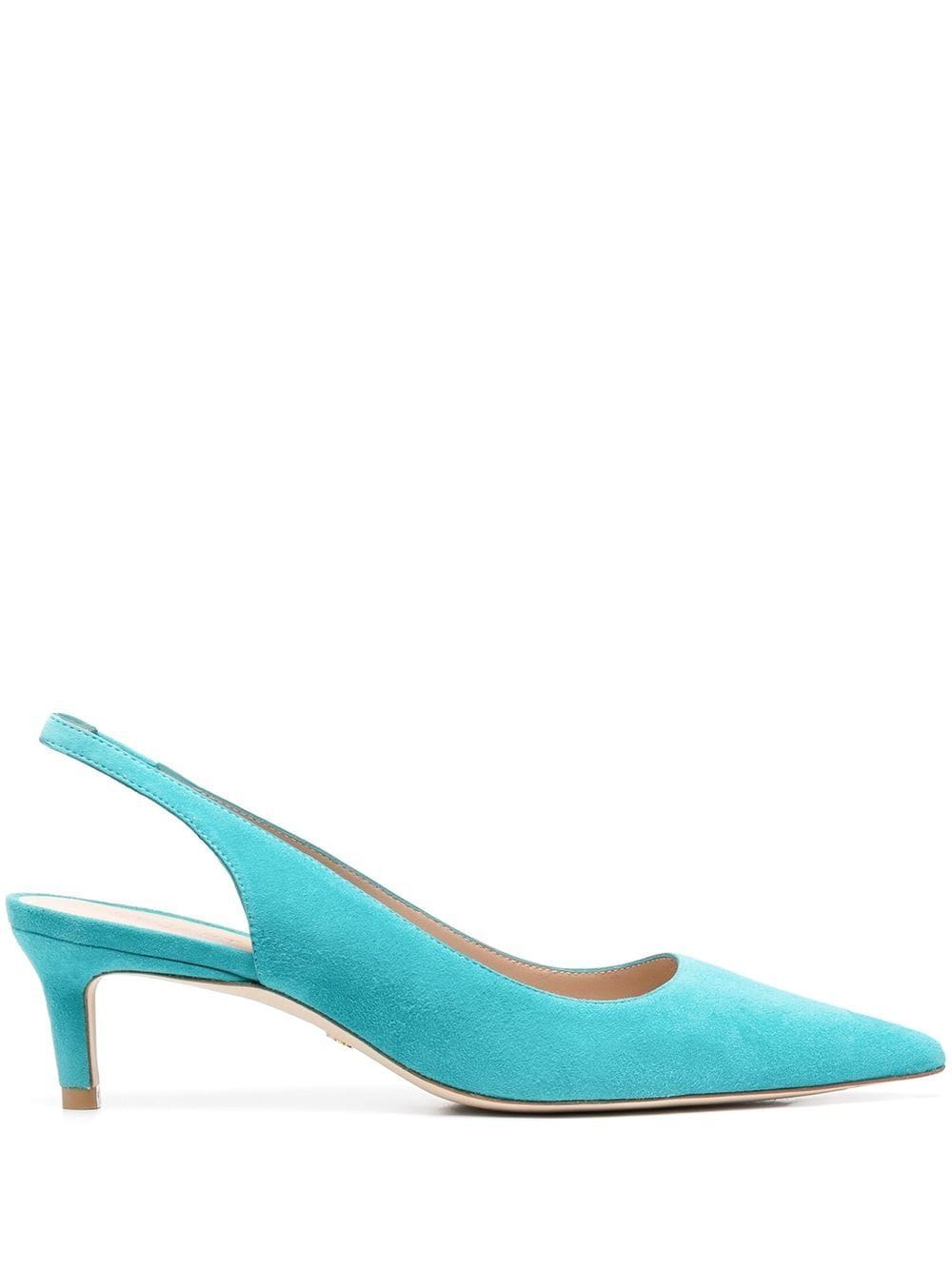 Stuart Weitzman 60mm slingback suede pumps - Blue von Stuart Weitzman