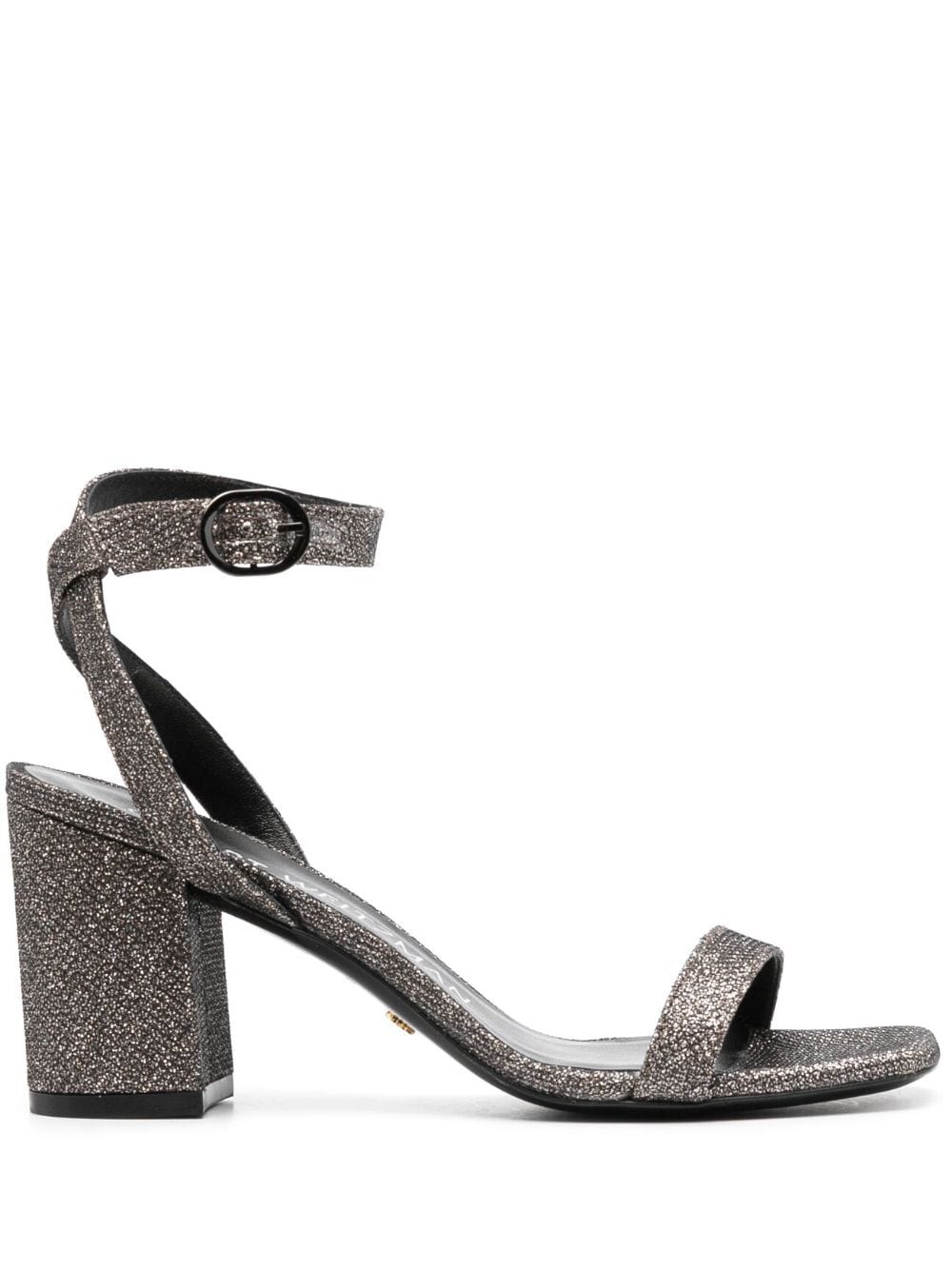 Stuart Weitzman 85mm glitter-detailing sandals - Black von Stuart Weitzman